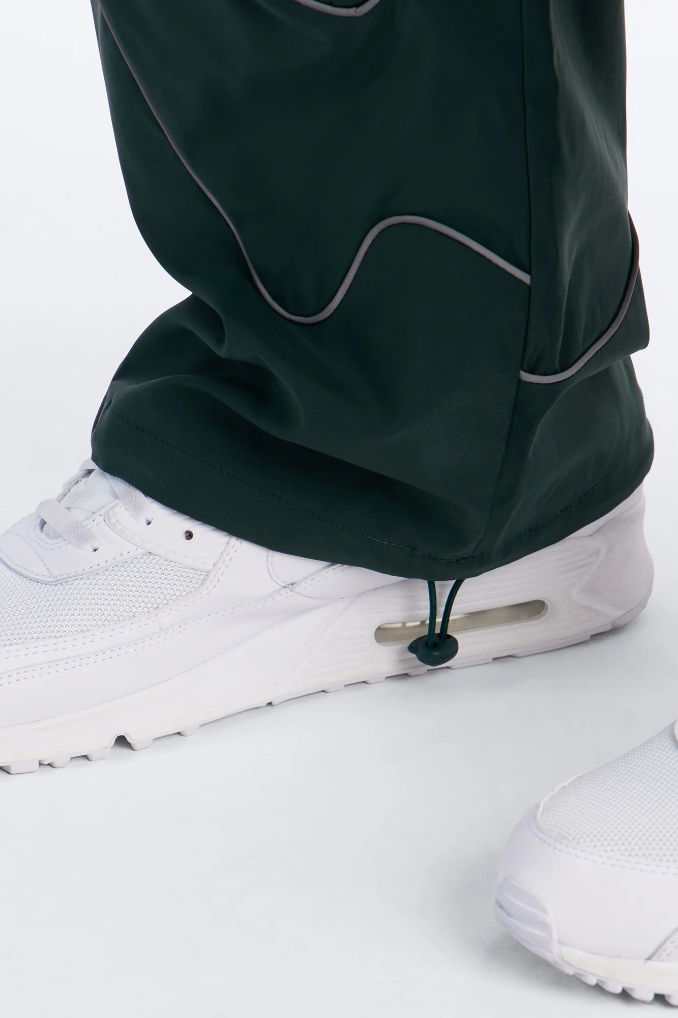 Straight Futuristic Mode Track Pant - Hunter Green - Image 7