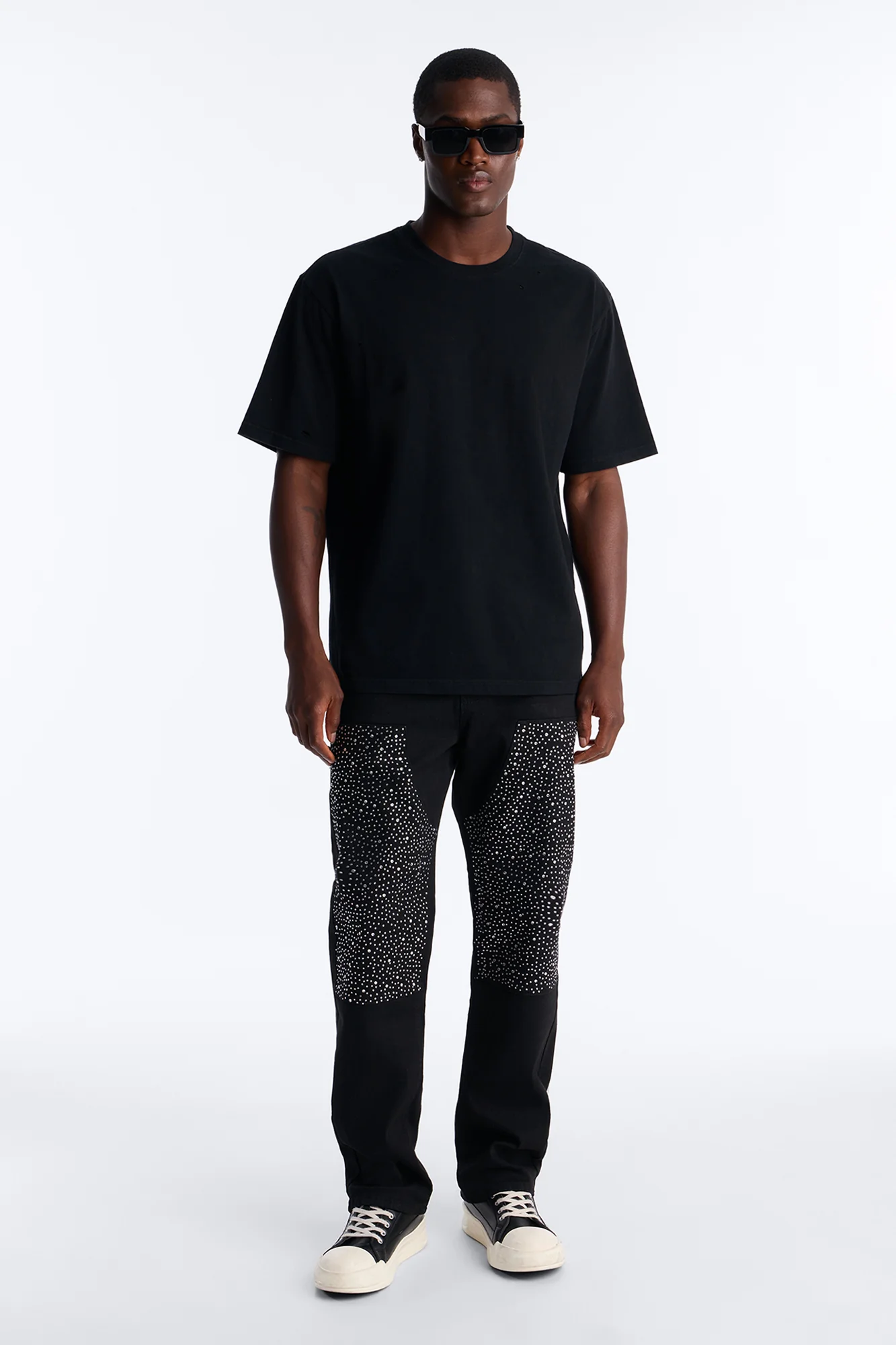 Straight Leg Astra Nova Twill Pant - Black - Image 6