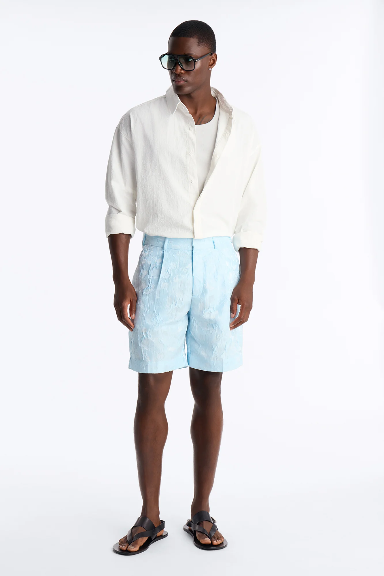 Straight Rose Mirage Short - LightBlue - Image 6