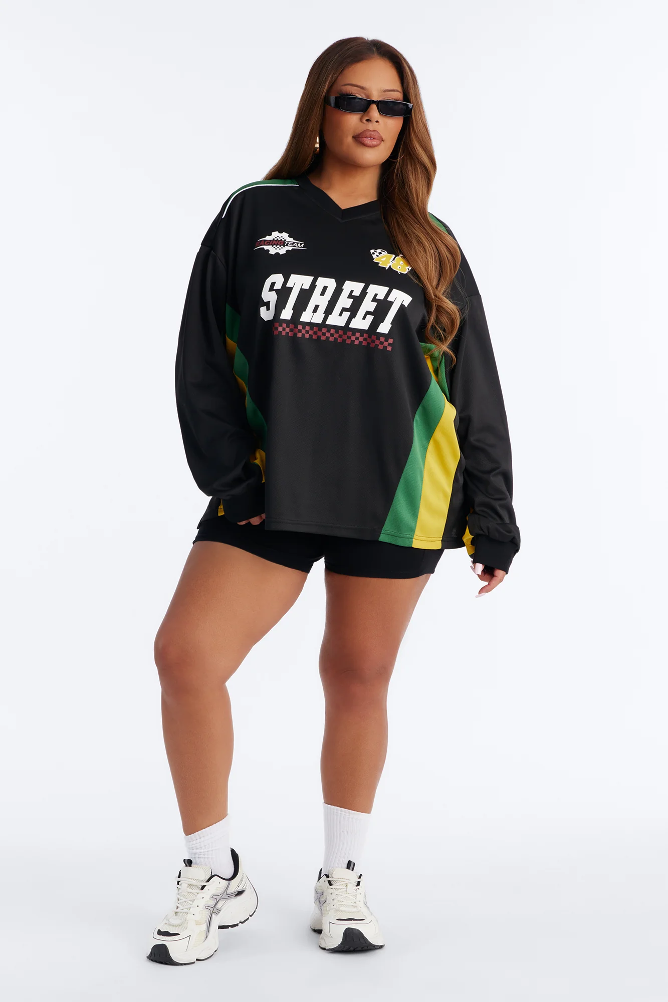 Street Racing Long Sleeve Jersey - Black - Image 6