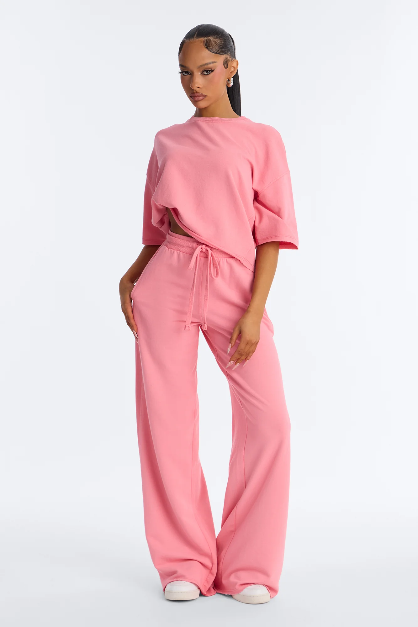 Strollin' Around Pant Set - Bubblegum Pink