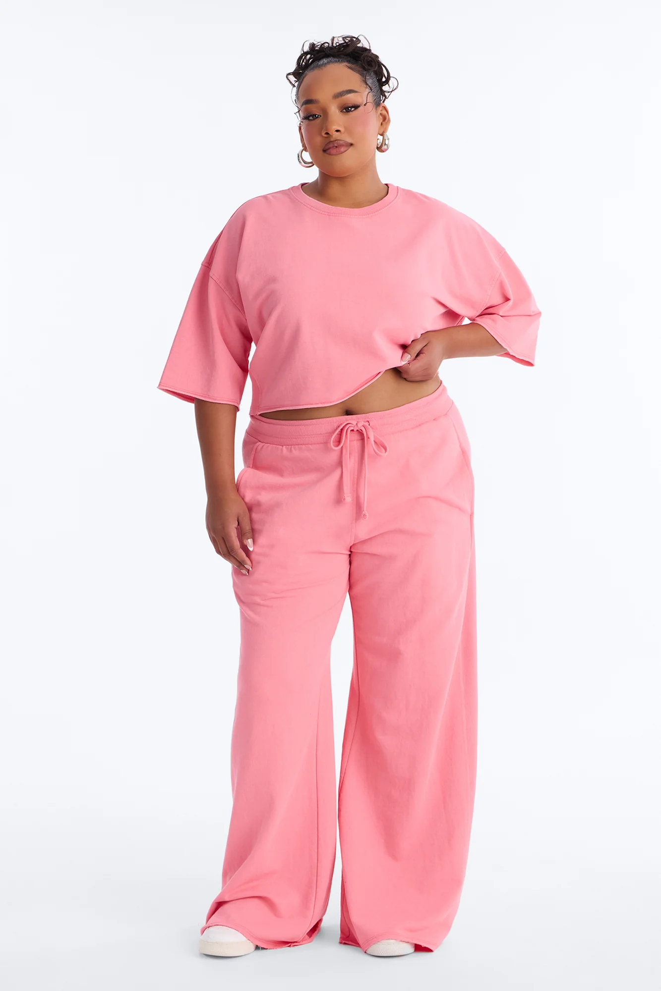 Strollin' Around Pant Set - Bubblegum Pink - Image 4