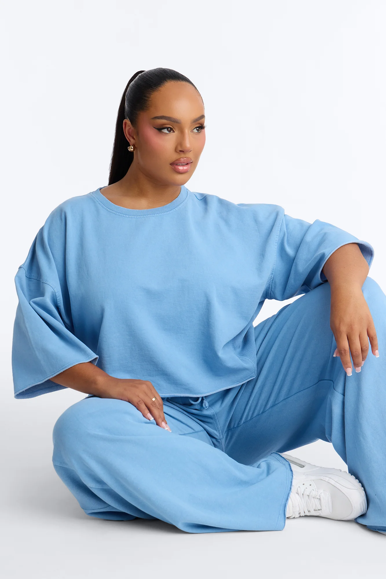 Strollin' Around Pant Set - Light Blue - Image 6