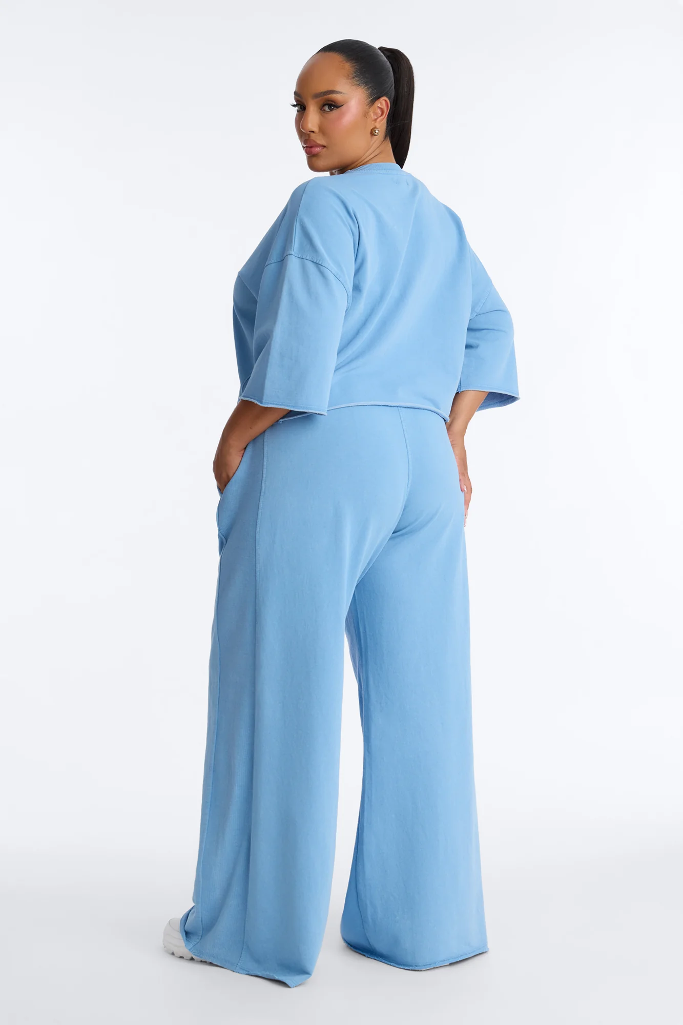 Strollin' Around Pant Set - Light Blue - Image 8