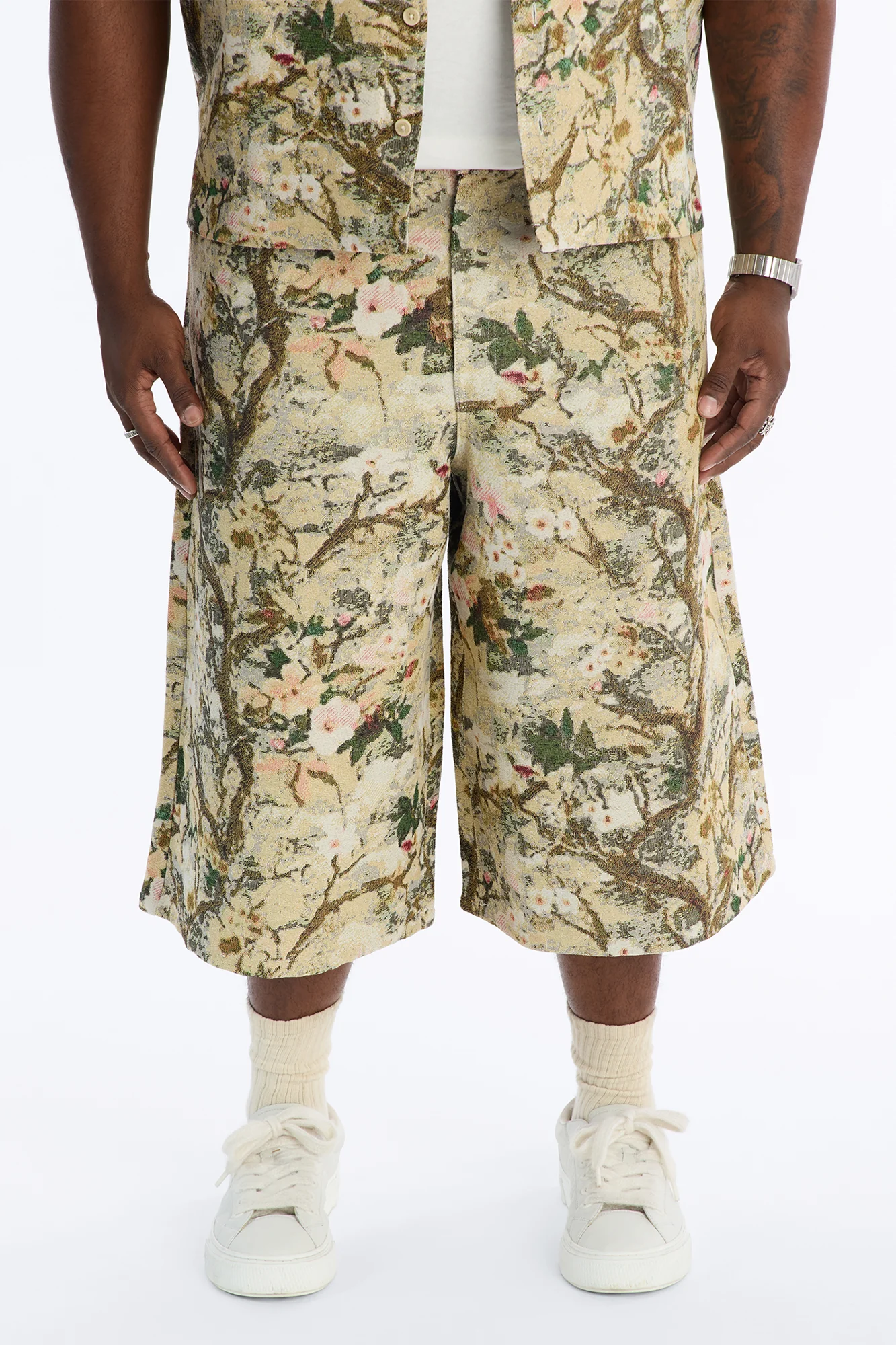 Super Baggy Tapestry Short - Multi Color - Image 5