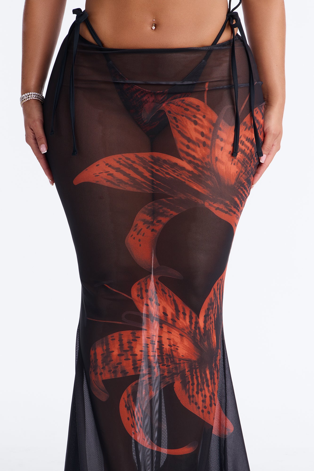 Sure Thing Bikini And Sarong - Black - Image 4