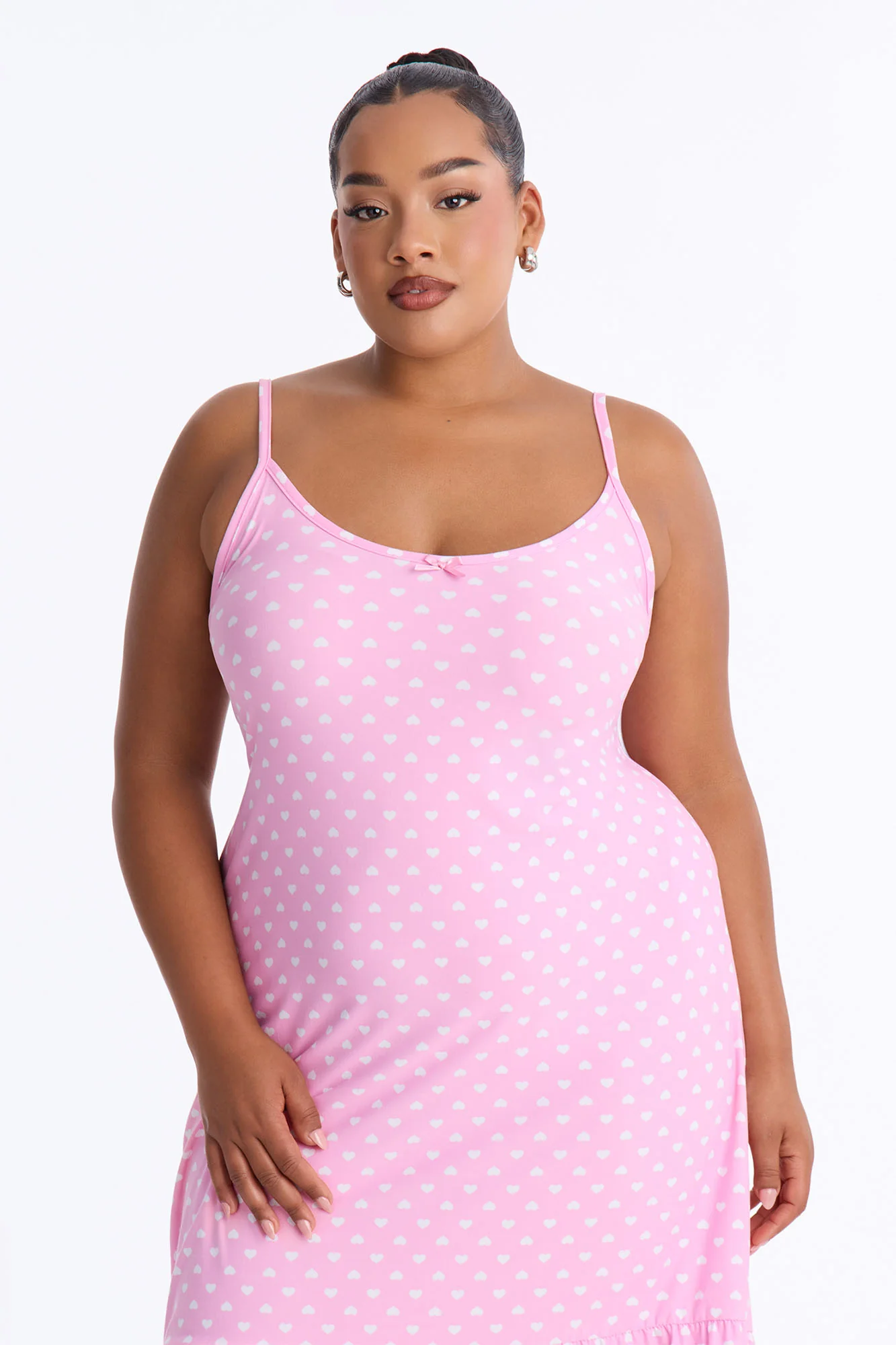 Sweet Dot Fantasy Ruffle PJ Sleep Dress - Pink - Image 6
