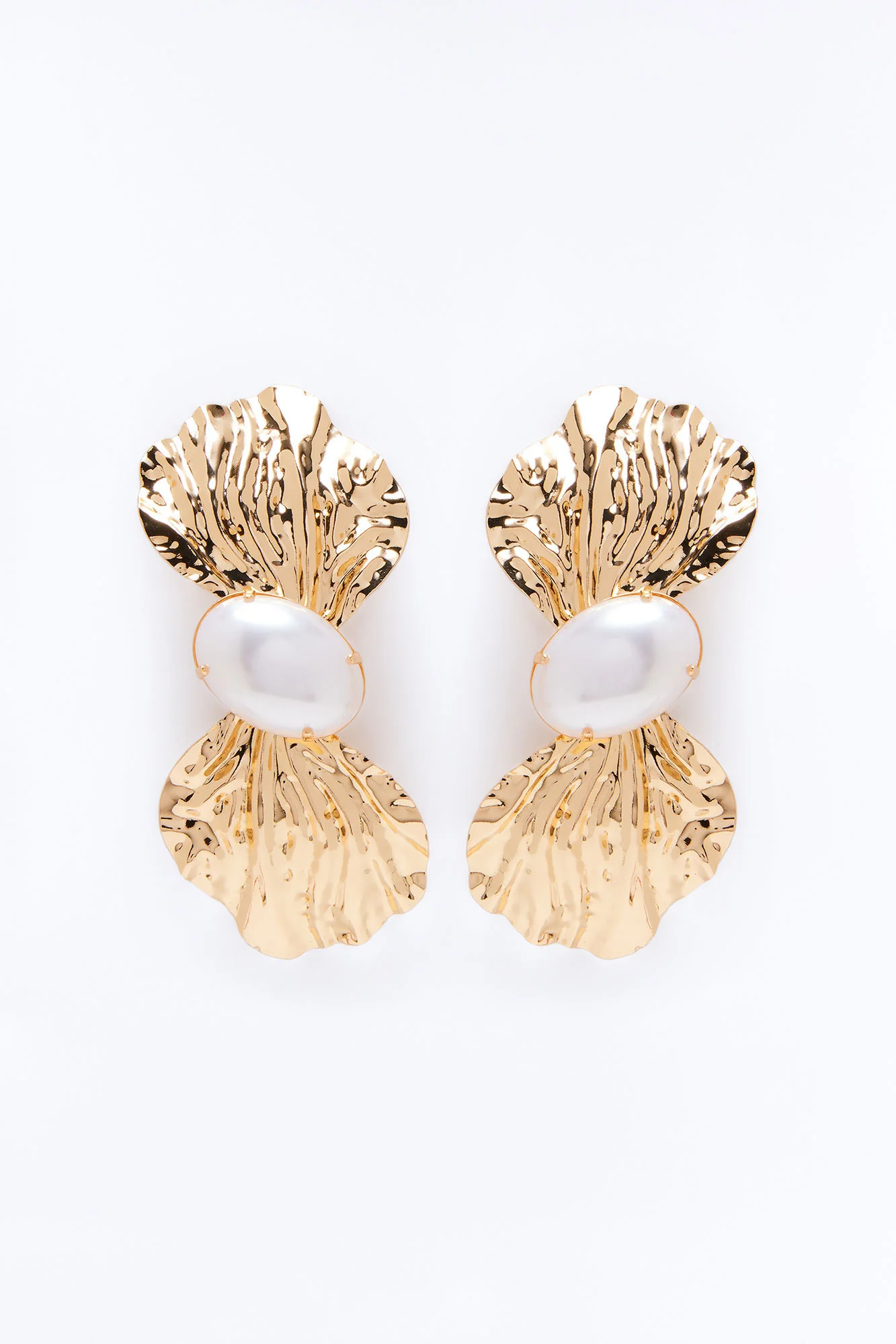 Sweet Facet Drop Earrings - Gold - Image 2