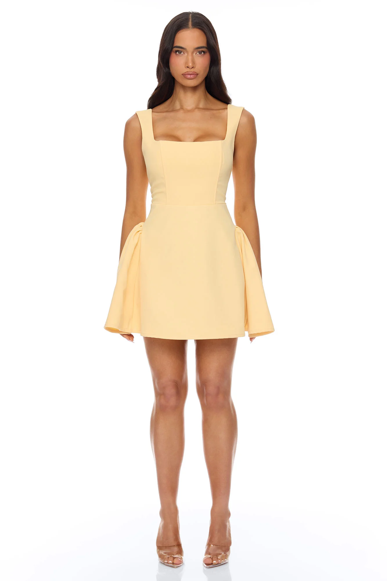 Sweetest Crush Mini Dress - Butter Yellow - Image 2