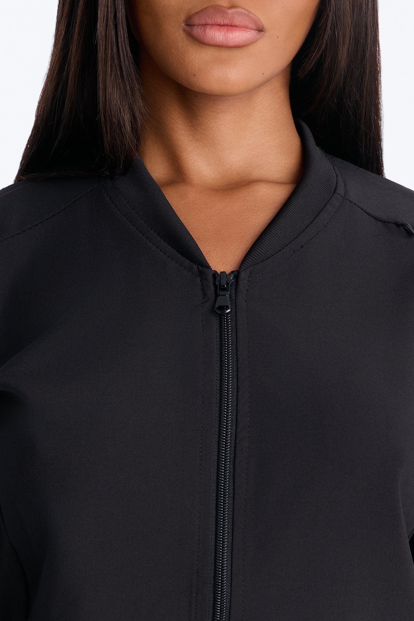 Take Care 4 Way Stretch Scrub Uniform Jacket - Black - Image 3