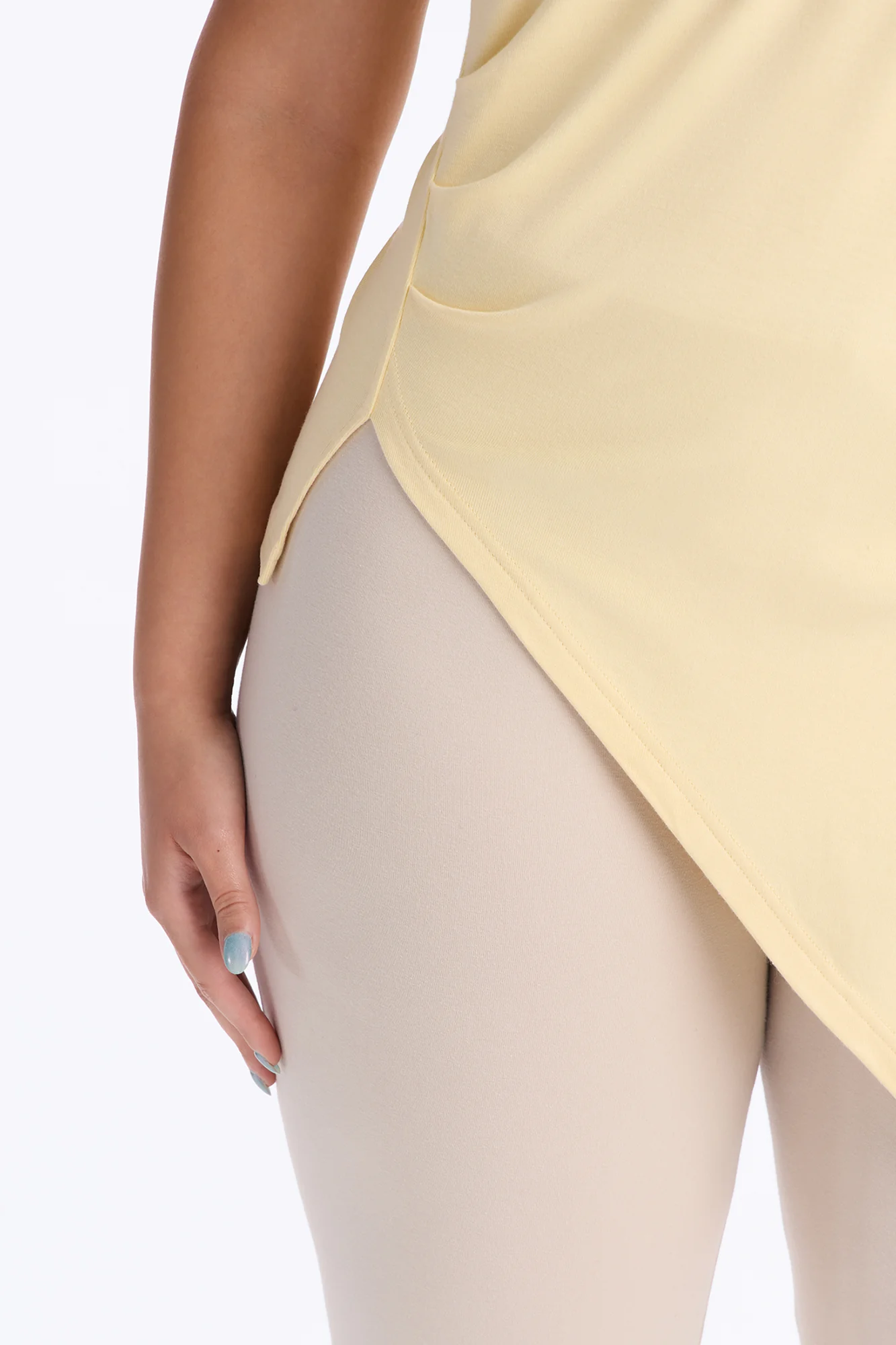 Take Control Asymmetrical Top - Butter Yellow - Image 6