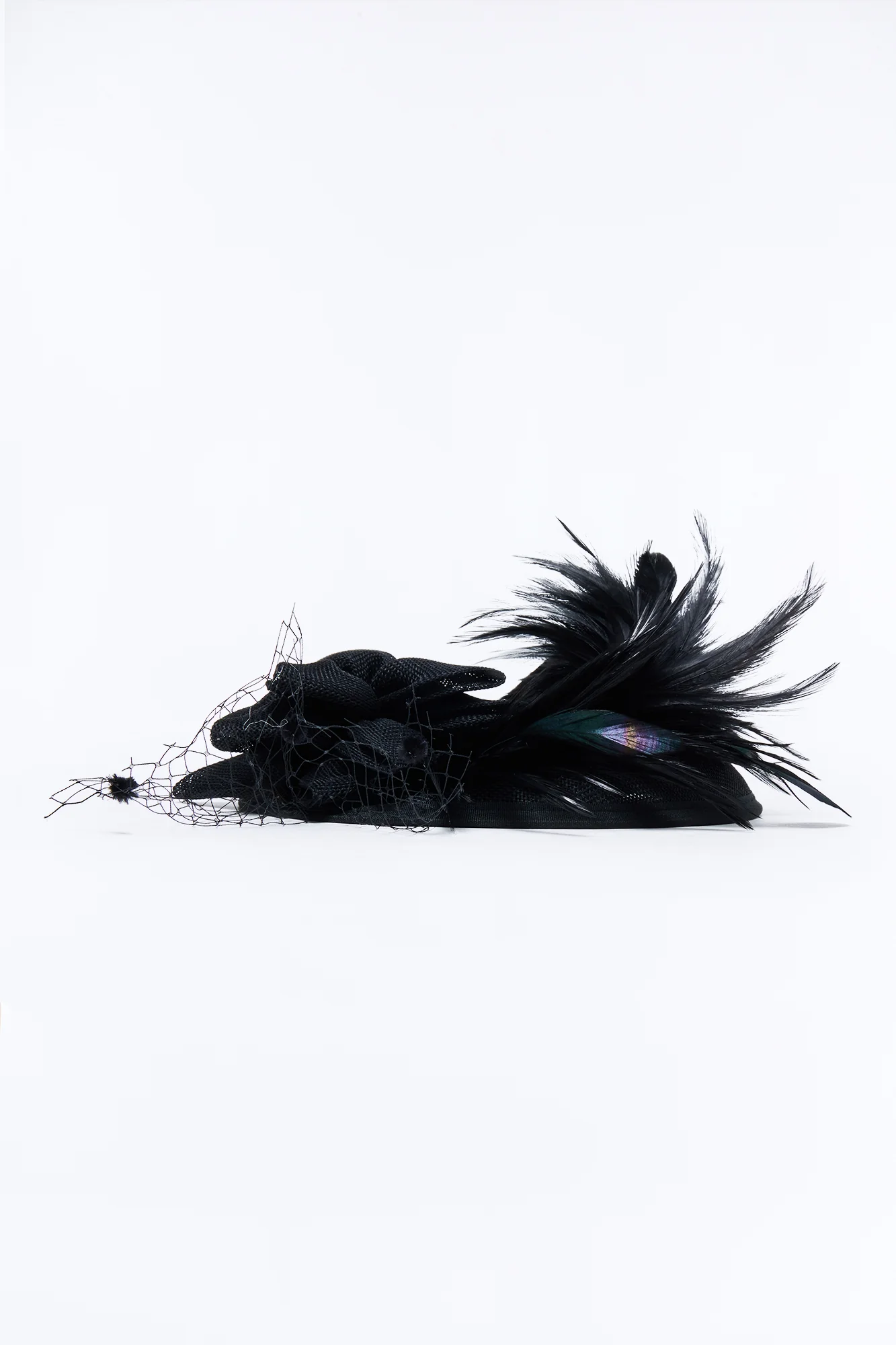Talk Derby To Me Fascinator - Black - Image 4