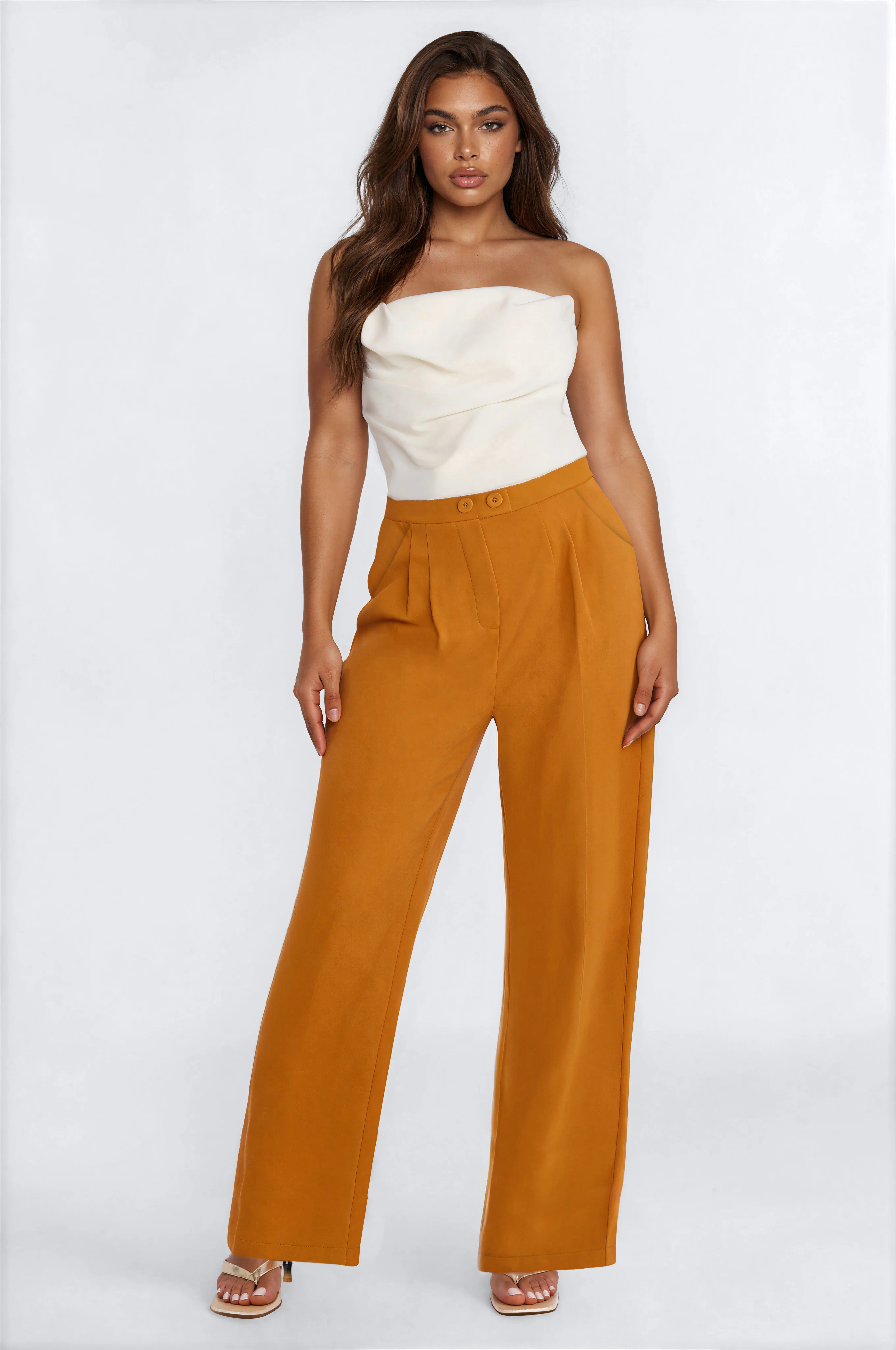 Tall Feeling Focused Trouser - Mustard
