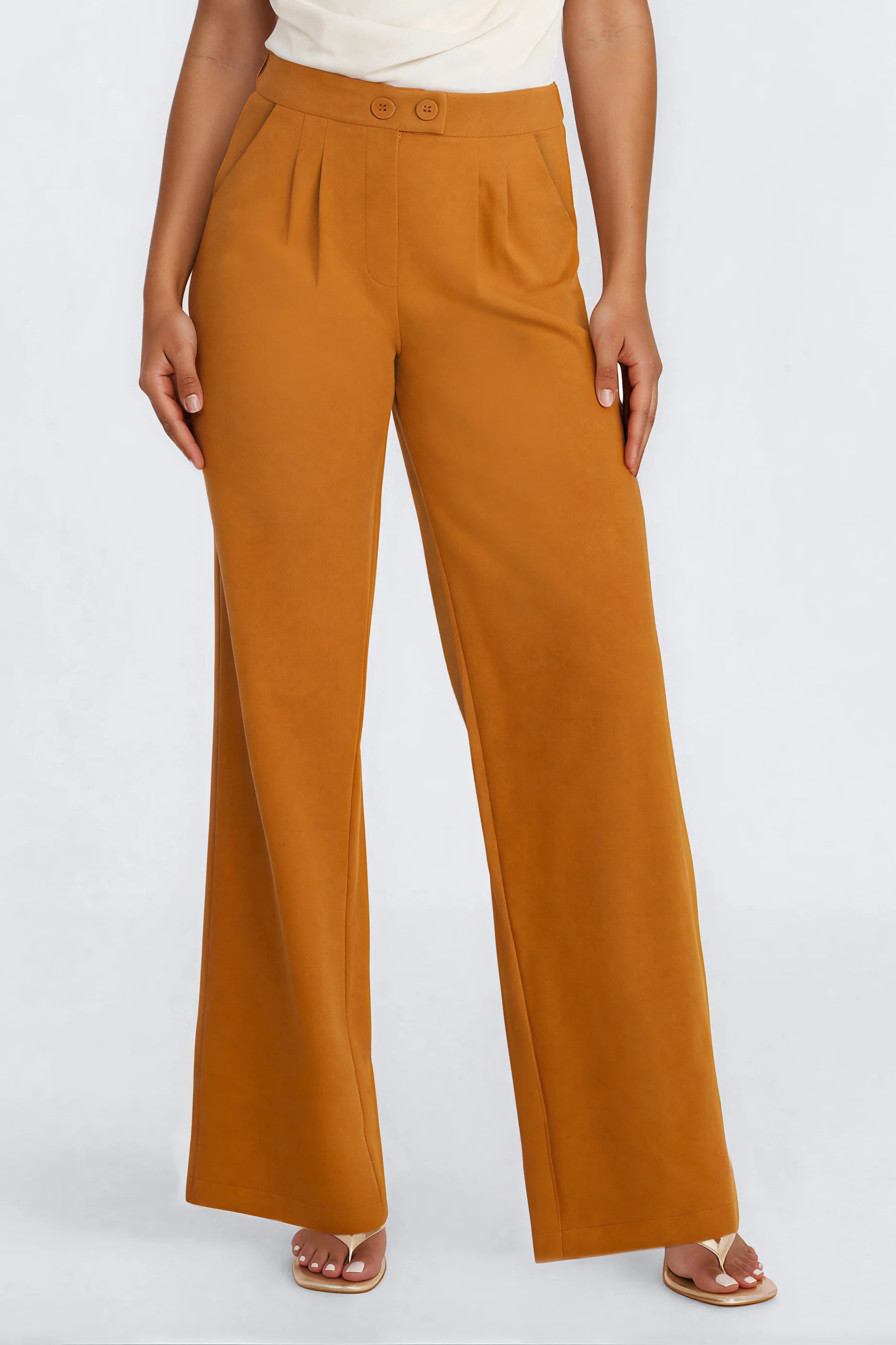 Tall Feeling Focused Trouser - Mustard - Image 2