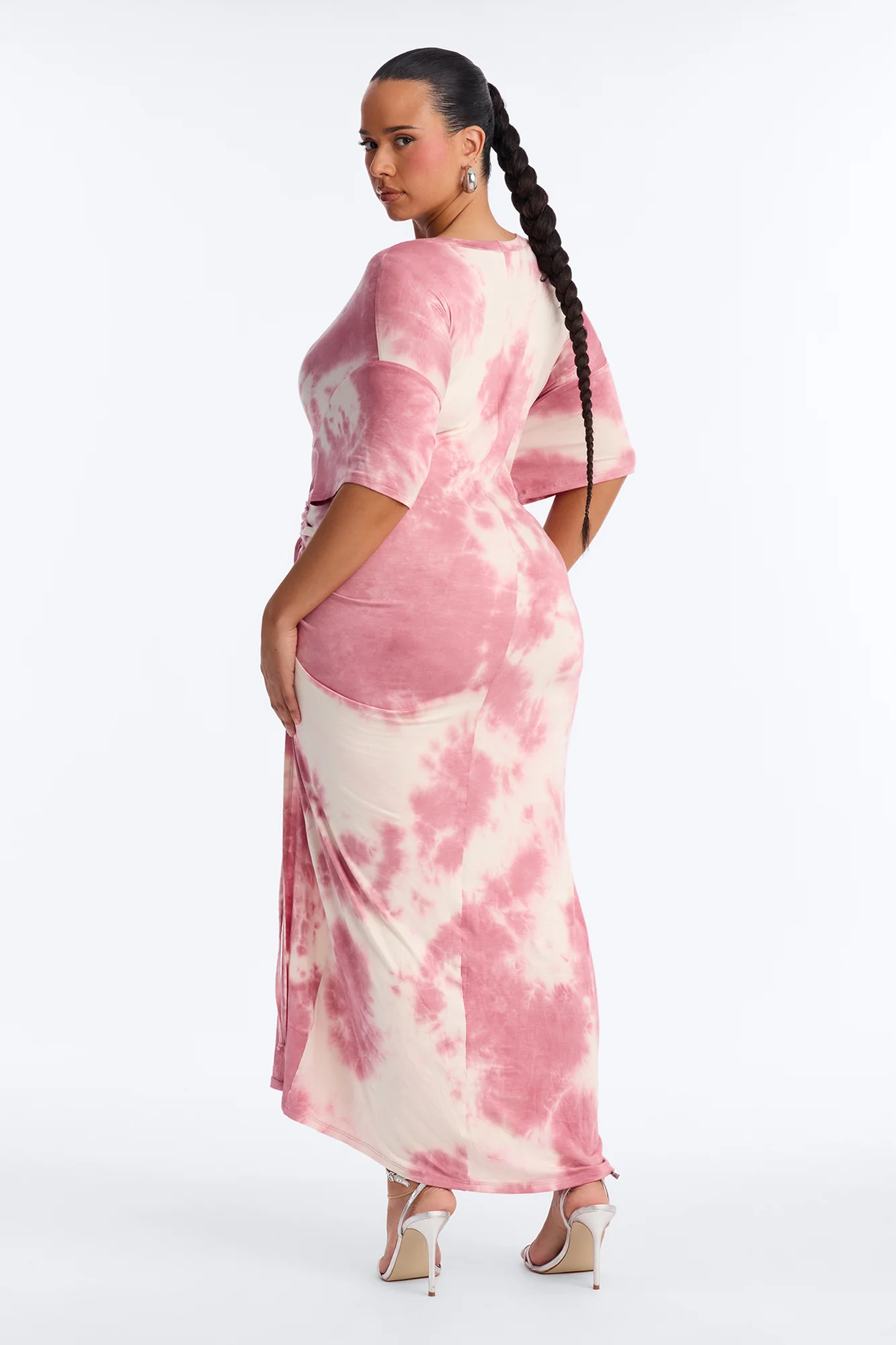 Tatum Tie Dye Maxi Dress - Pink/combo - Image 8