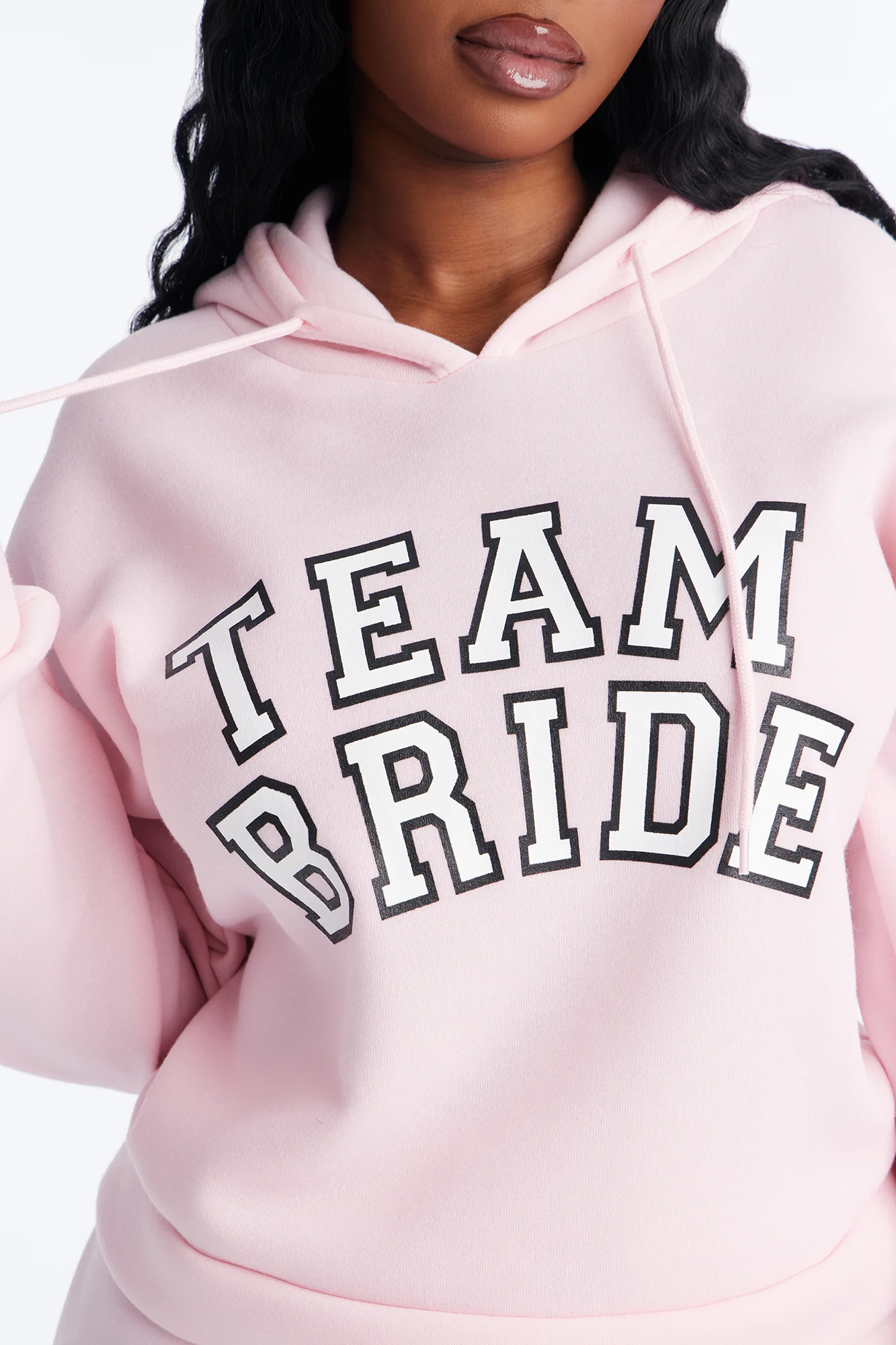 Team Bride PJ Hoodie & Sweatpant Set - Pink - Image 7