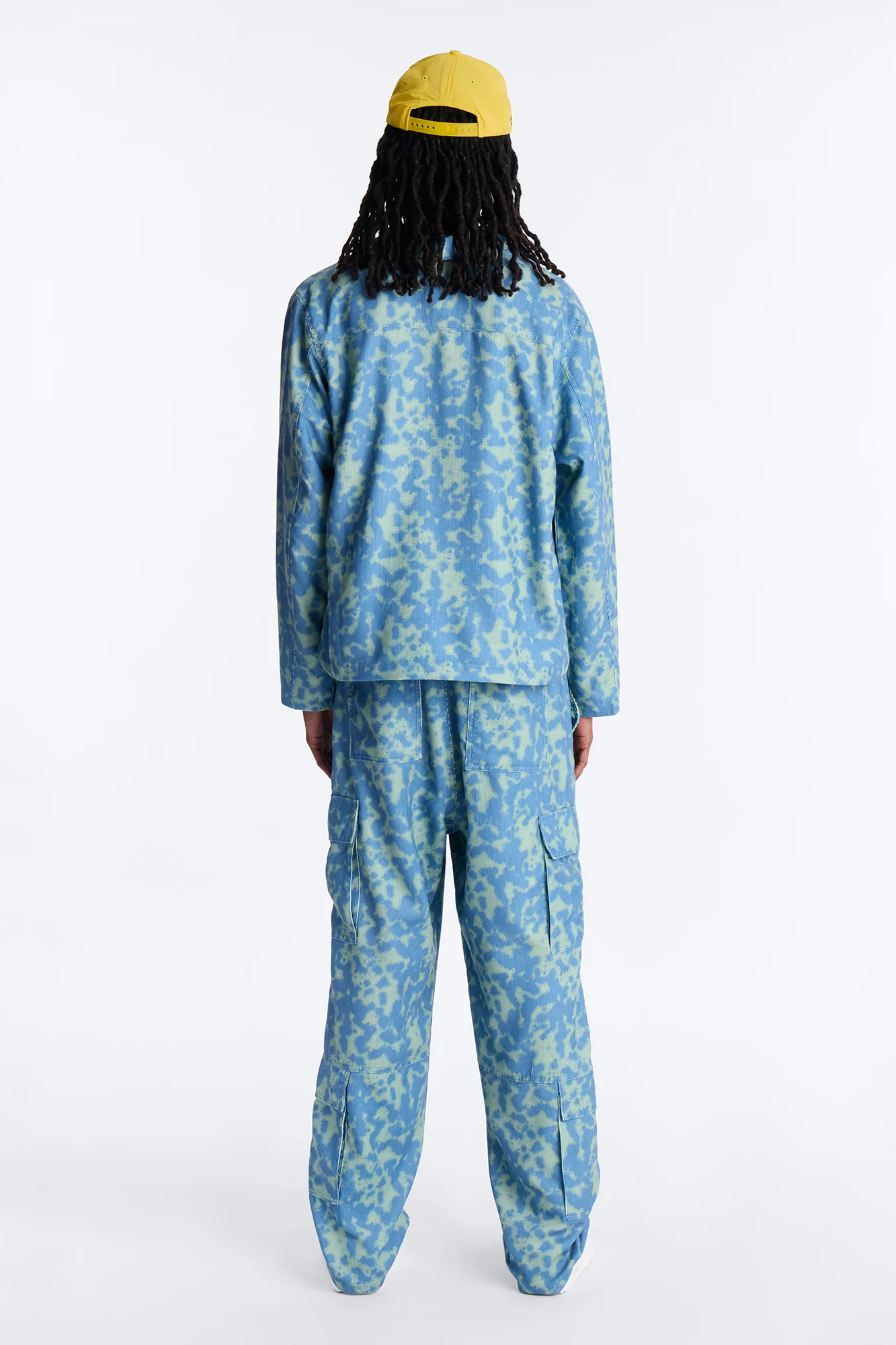 Terrain Drip Textured Chore Jacket - Blue - Image 4