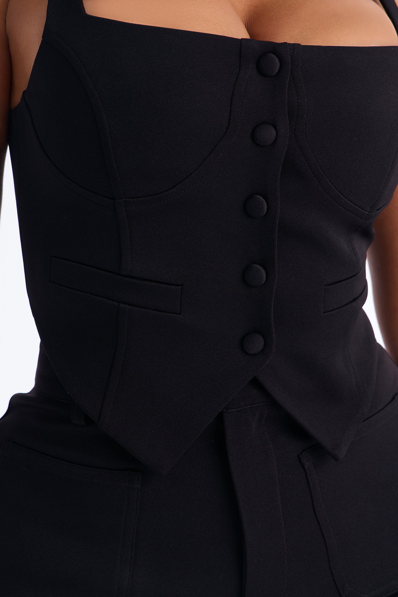 That Girl Vest Pant Set - Black - Image 3