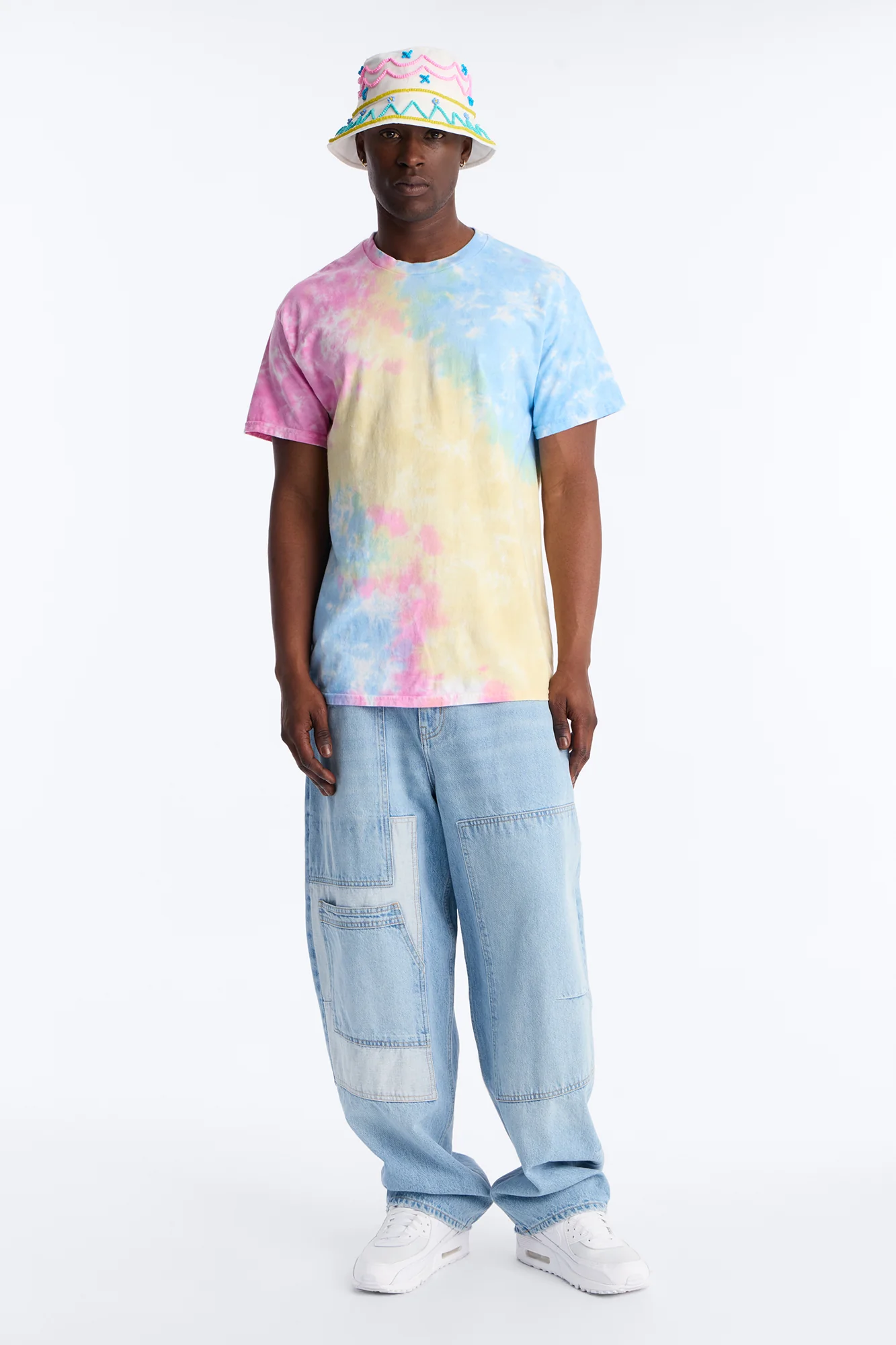 The Cloud Tie Dye Oversized Tee - Multi Color - Image 2