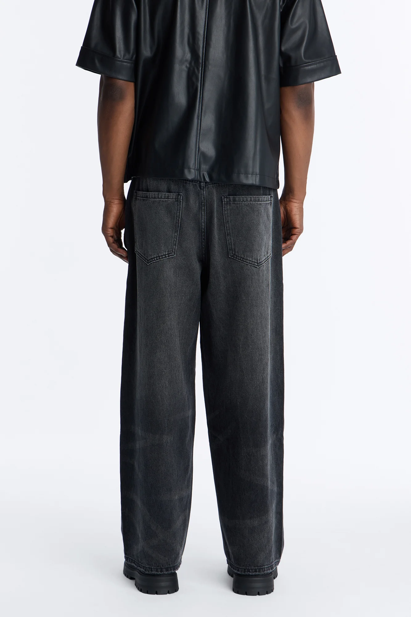 The Collective Baggy Jeans - Black - Image 4