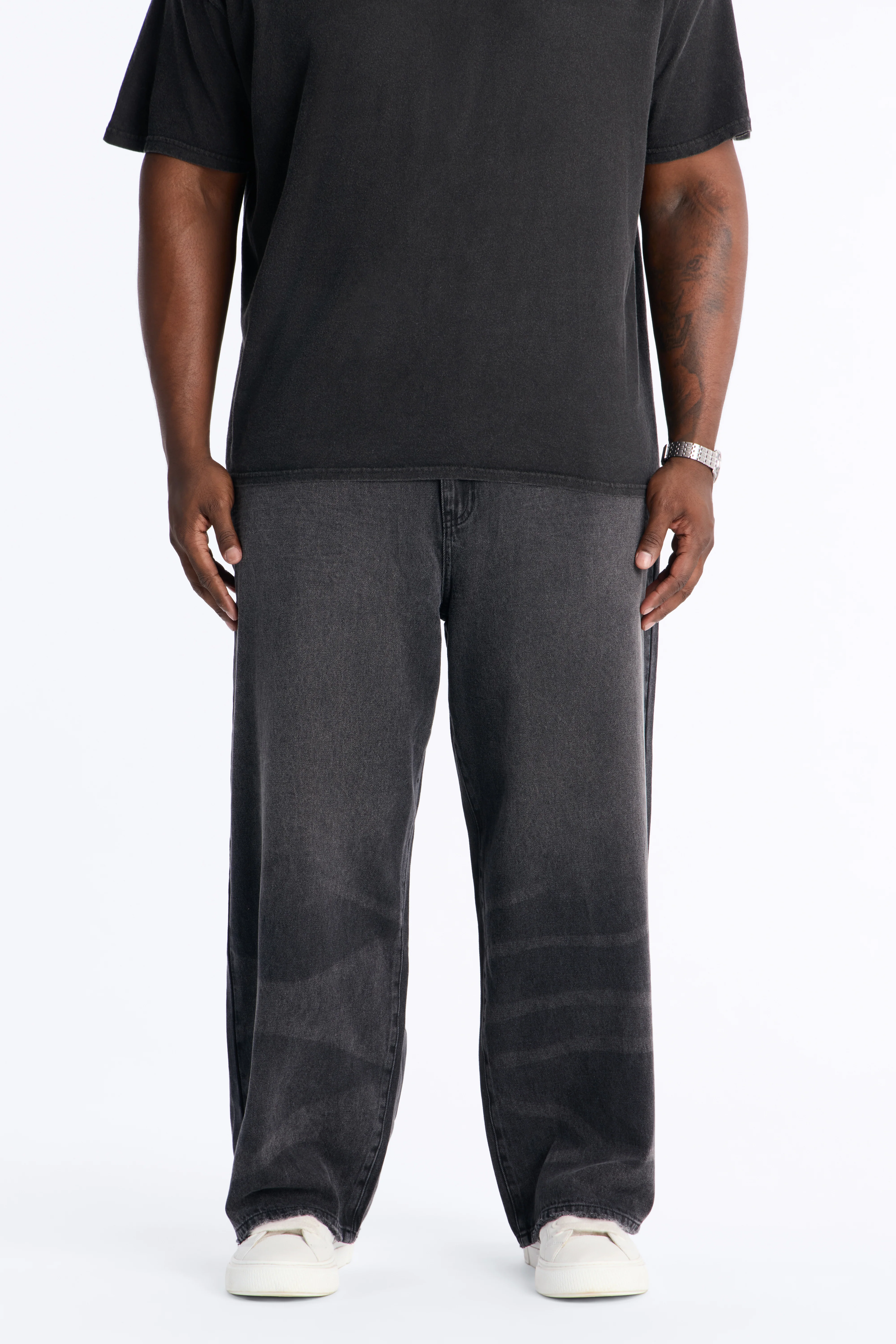 The Collective Baggy Jeans - Black - Image 5