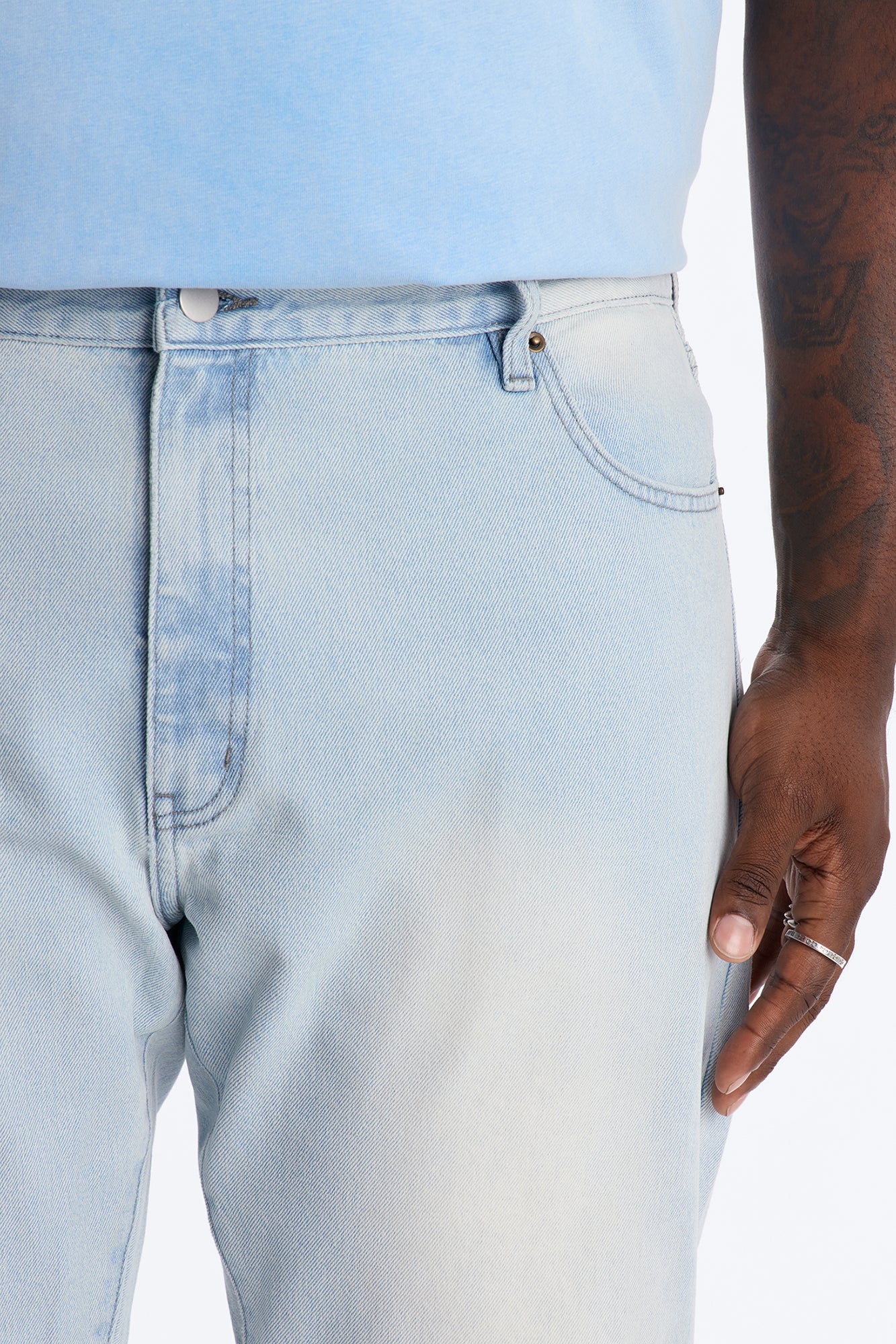The Staple Straight Jean - Light Fade Wash - Image 4