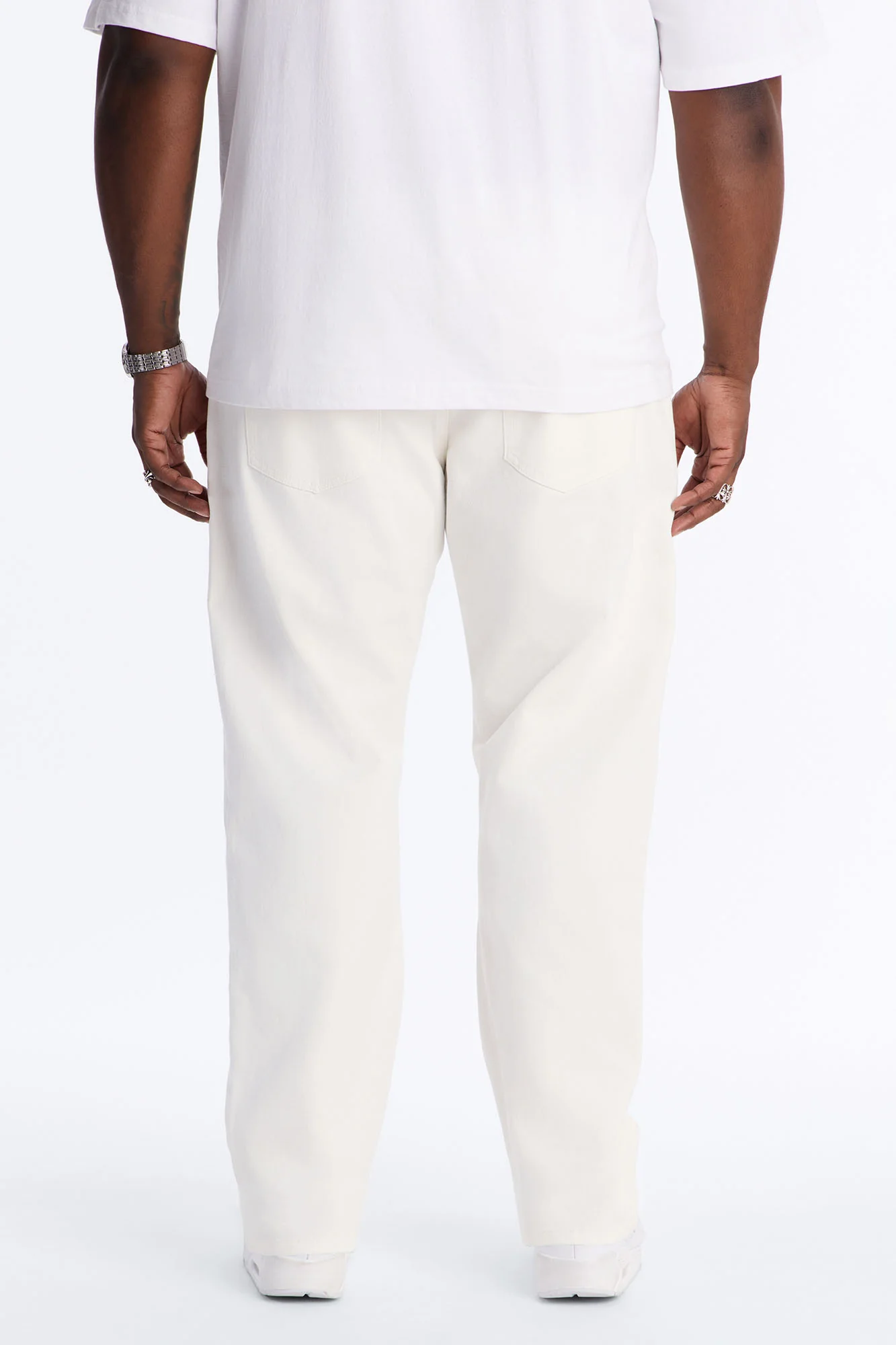 The Staple Straight Jean - White - Image 8