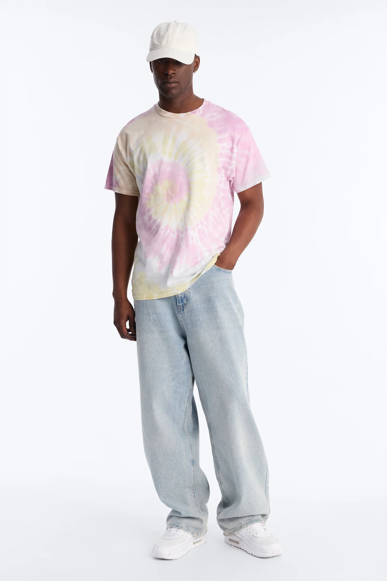 The Swirl Tie Dye Oversized Tee - Multi Color - Image 2