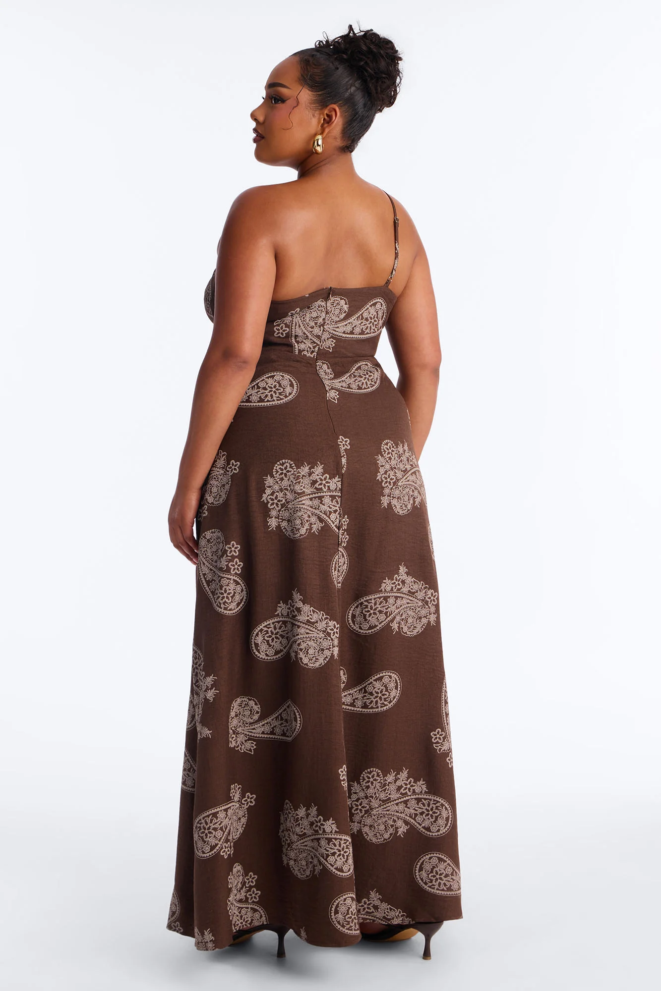 Time For A Stroll Maxi Dress Set - Brown - Image 8