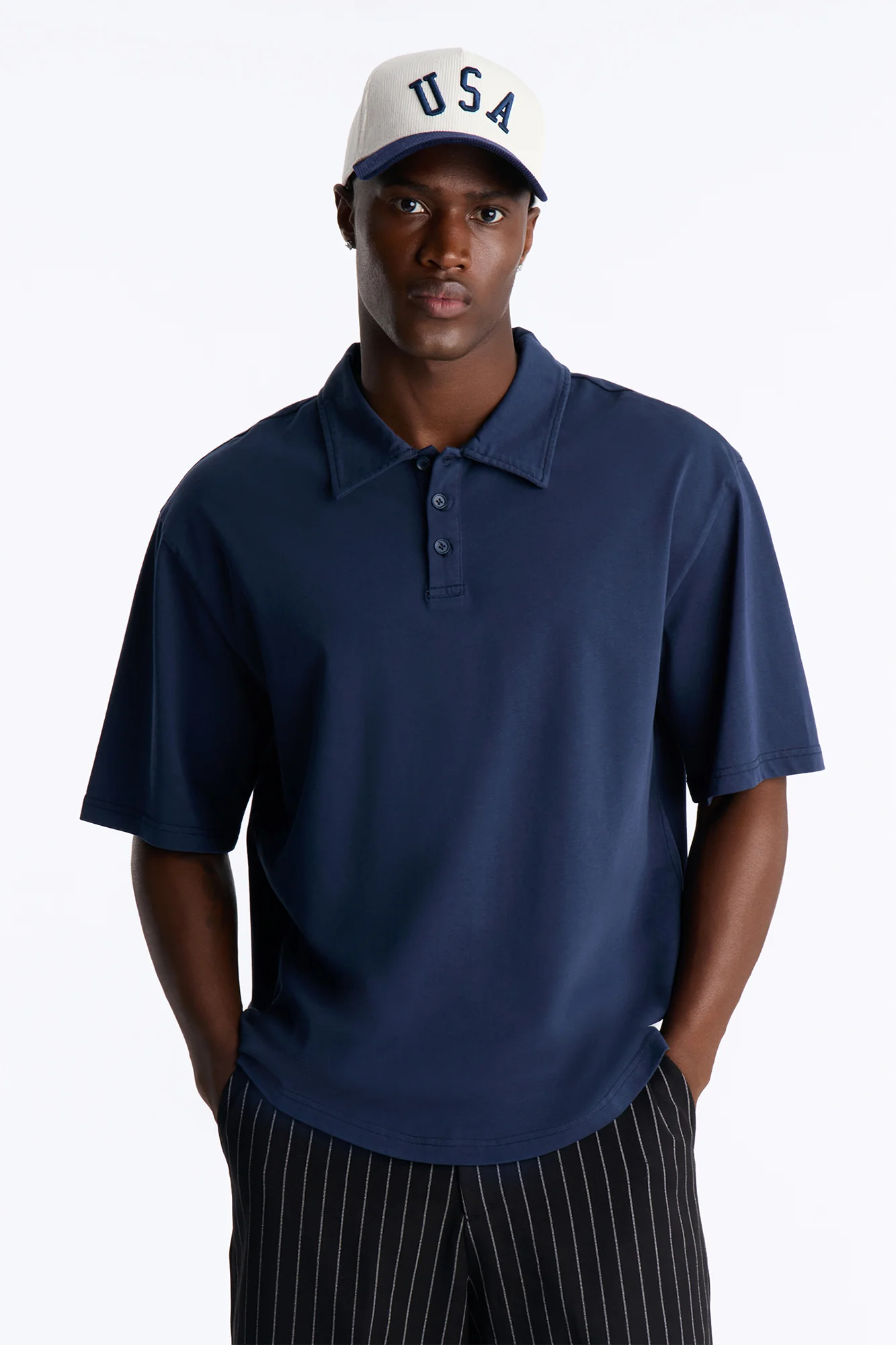 Timeless Short Sleeve Polo - Navy