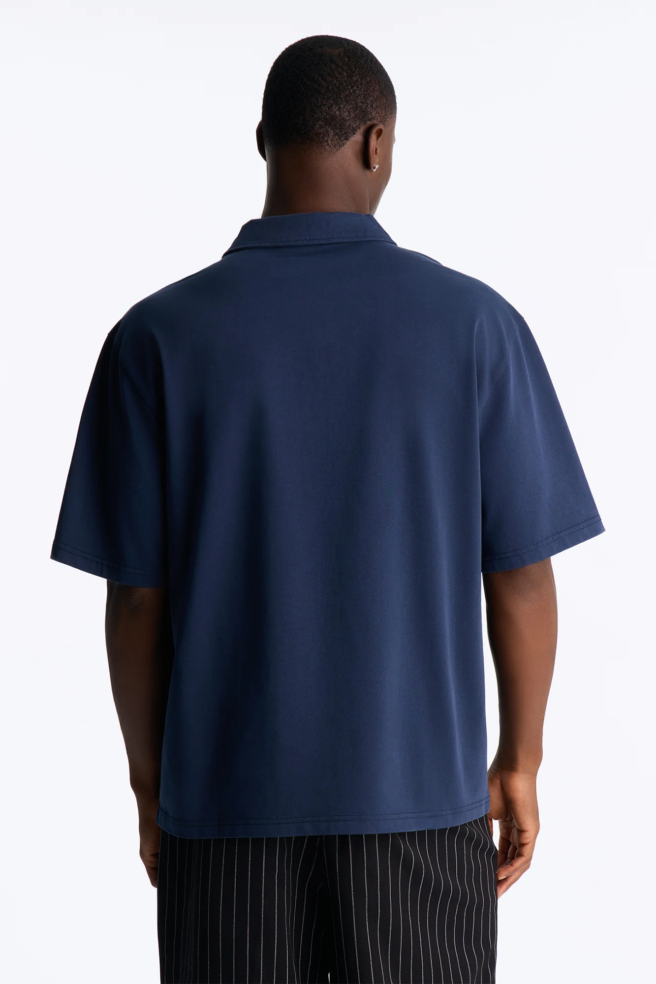 Timeless Short Sleeve Polo - Navy - Image 3