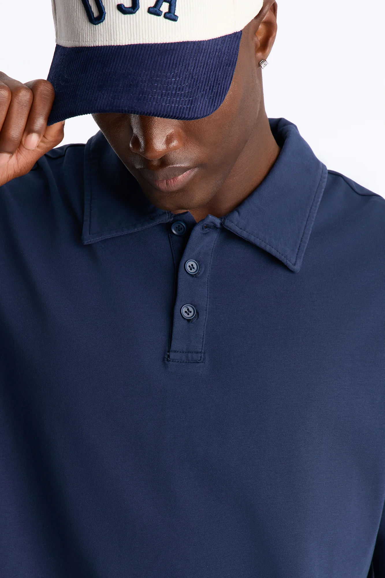 Timeless Short Sleeve Polo - Navy - Image 4