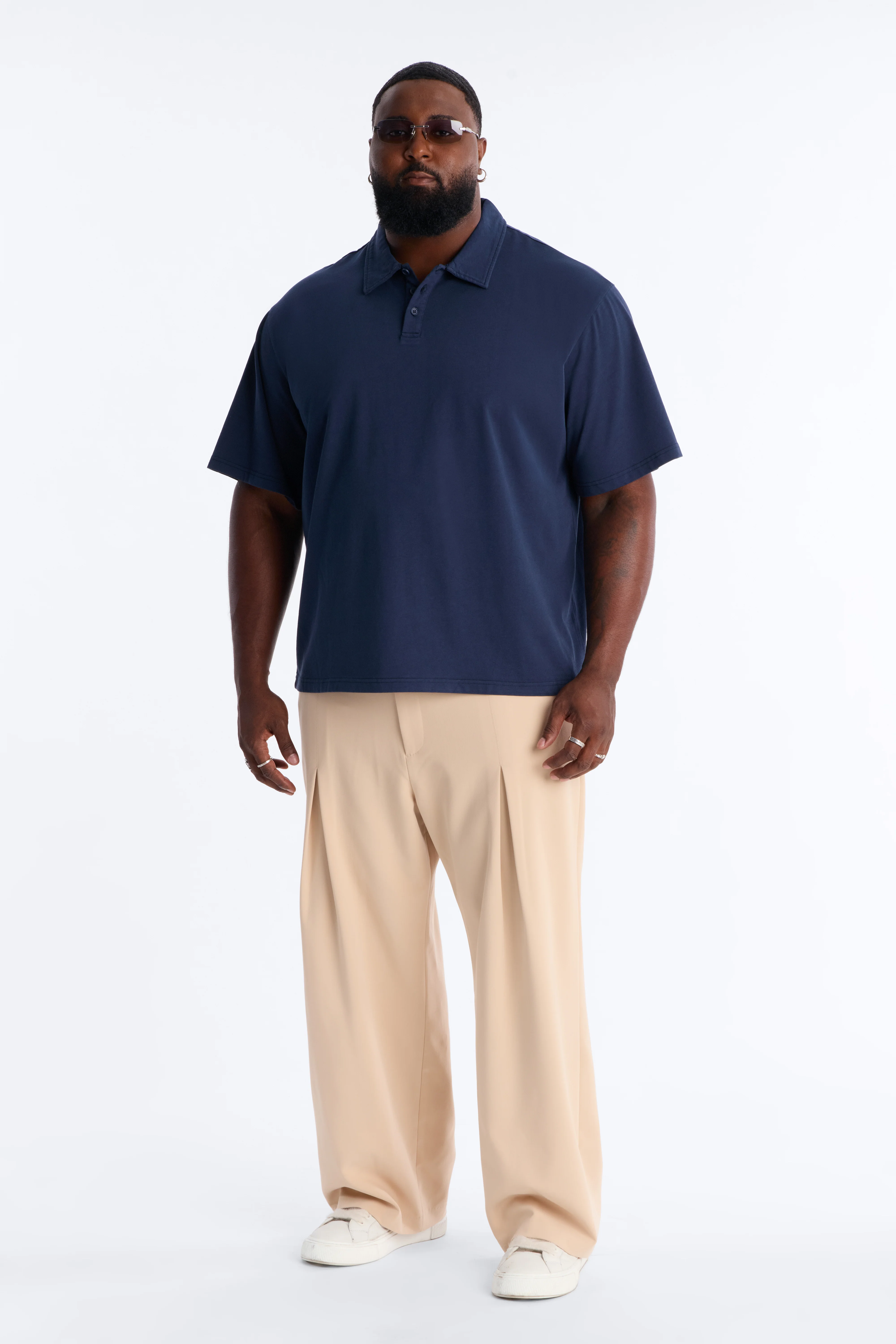 Timeless Short Sleeve Polo - Navy - Image 6