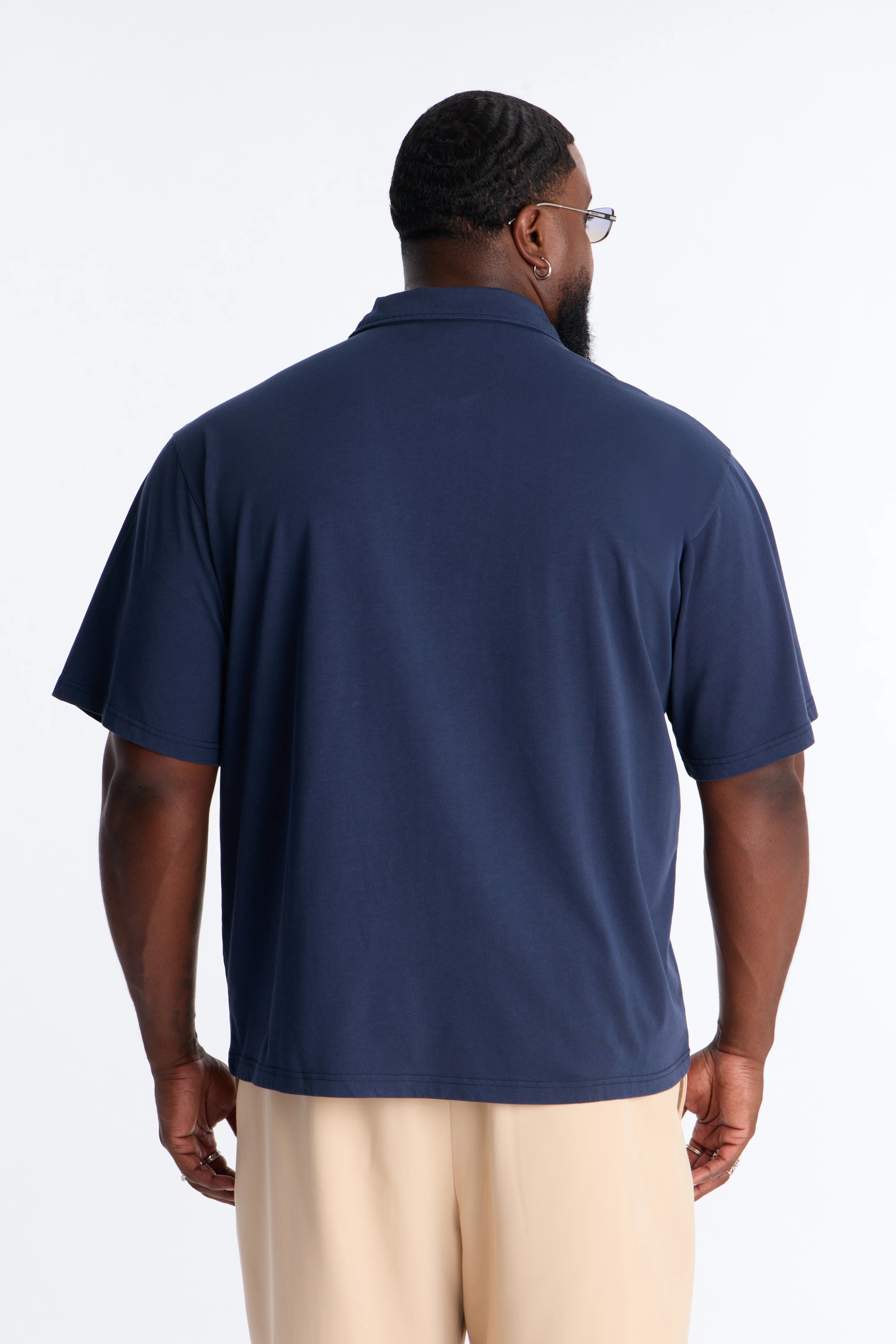 Timeless Short Sleeve Polo - Navy - Image 7