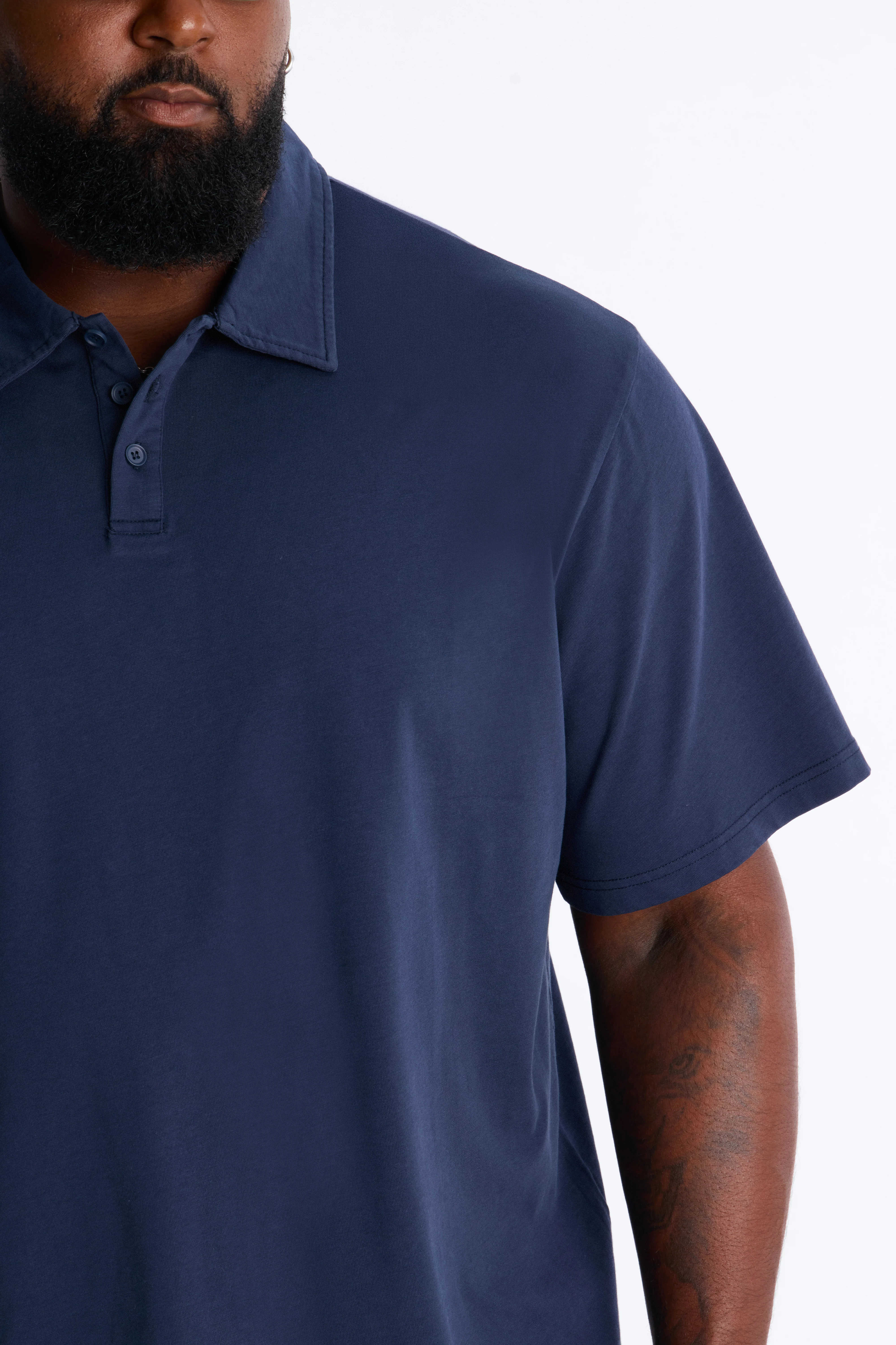 Timeless Short Sleeve Polo - Navy - Image 8