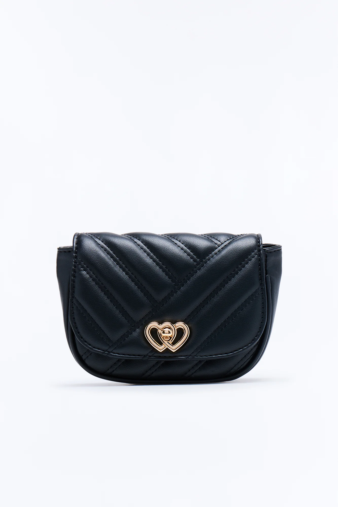 Top Priority Faux Leather Crossbody Bag - Black - Image 4