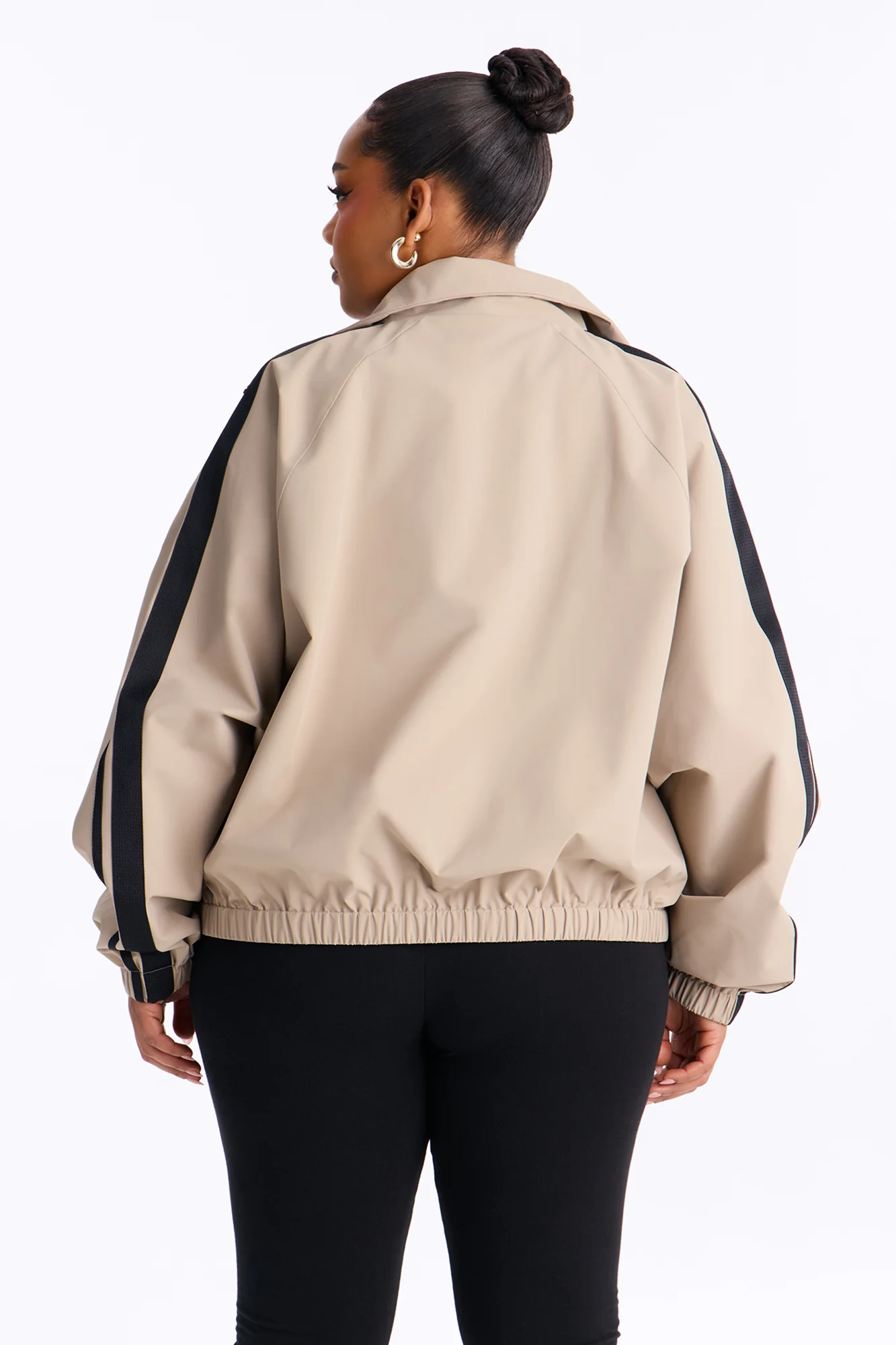 Trackstar Contrast Windbreaker Jacket - Khaki/combo - Image 8