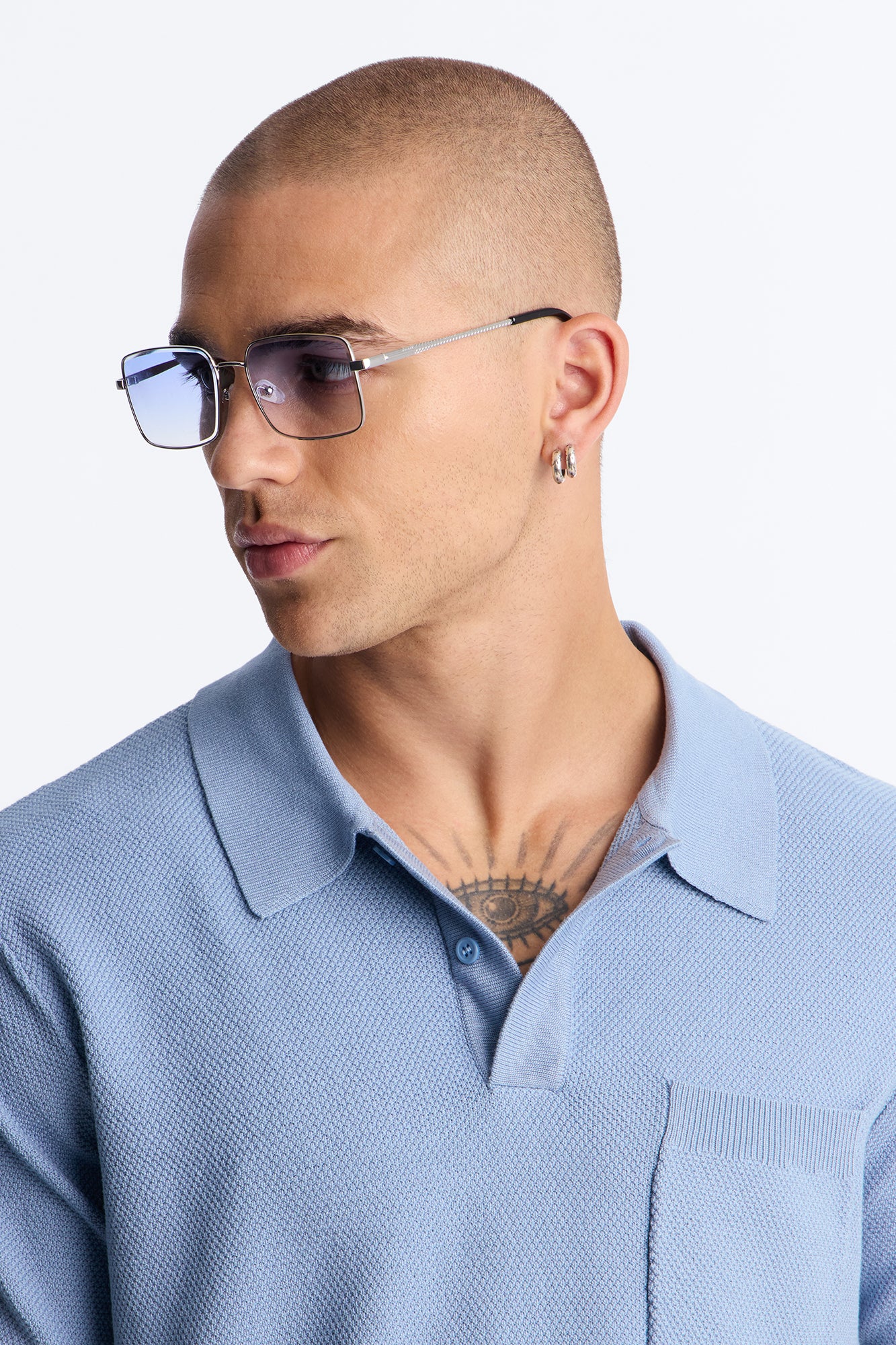 Trap Talk Sunglasses - Silver/Combo