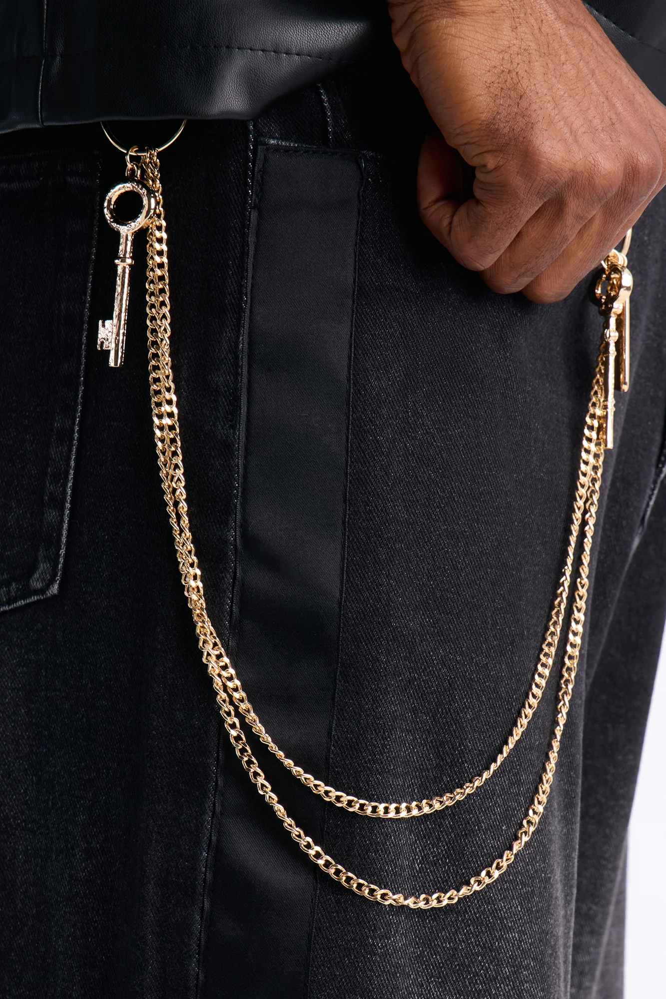 Treasure Gatekeeper Pant Chain - Gold