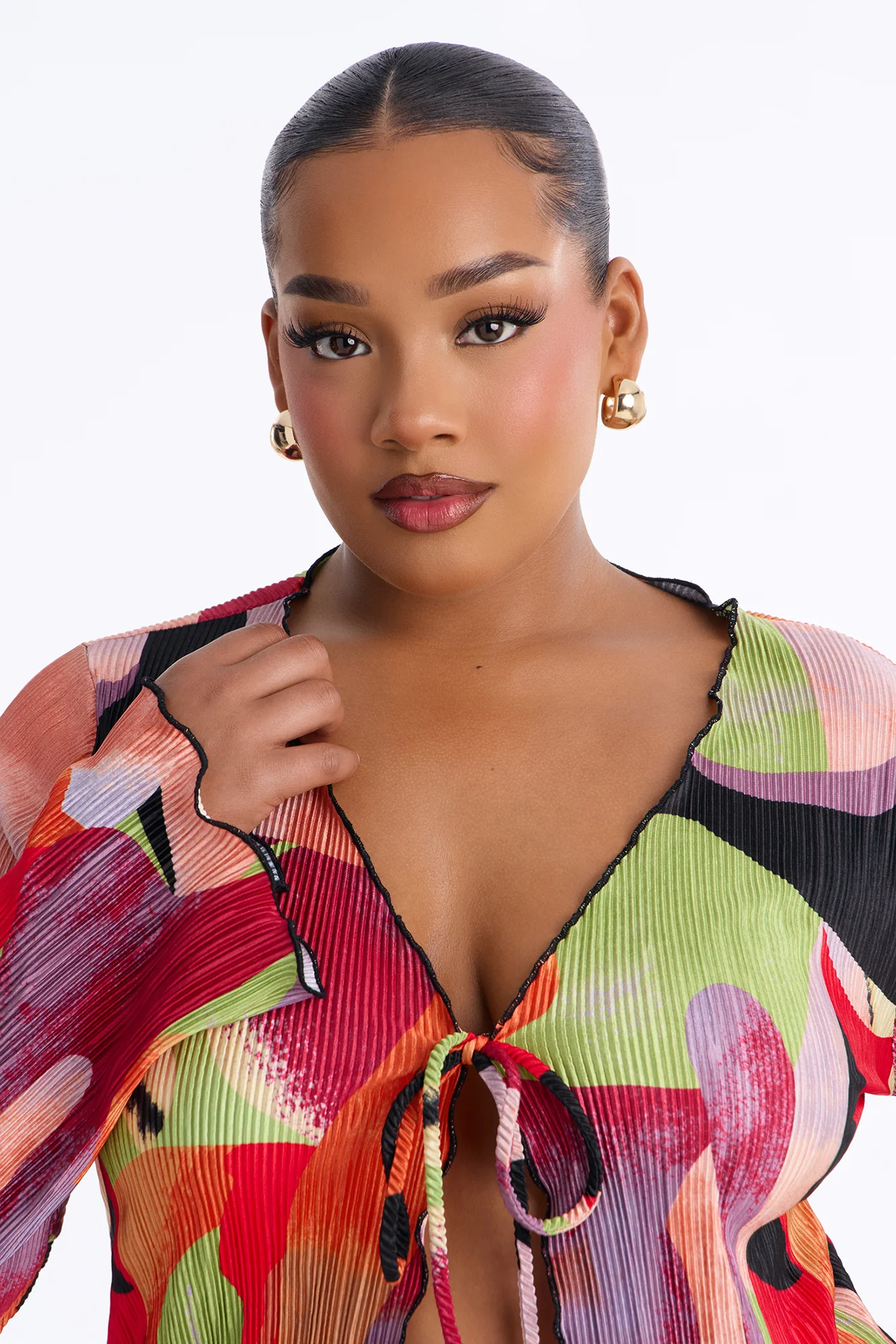 Tropical State Of Mind Flyaway Top - Multi Color - Image 7