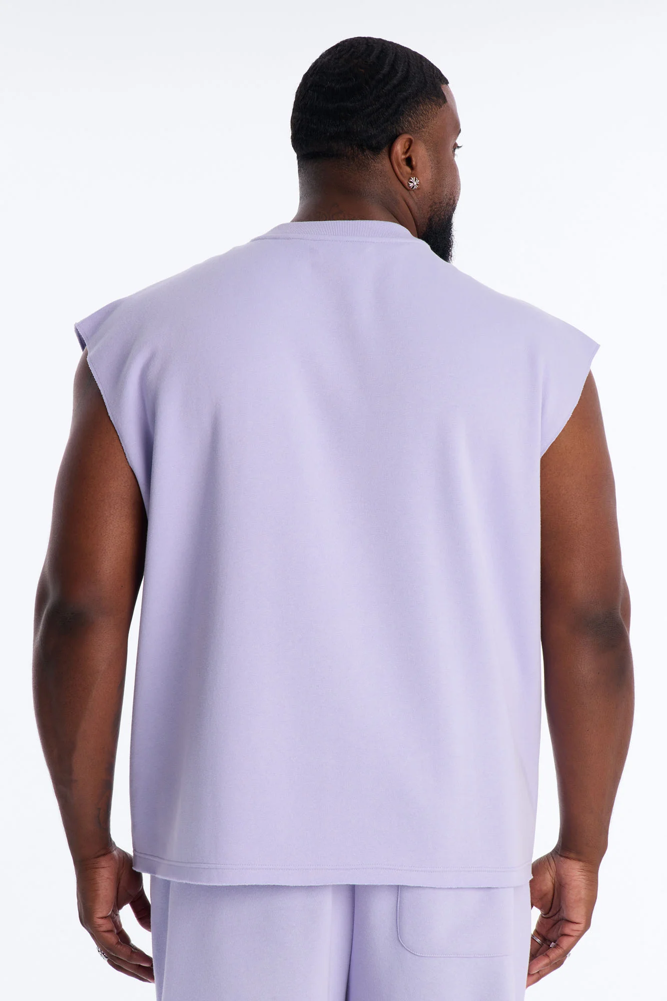Tyson Relaxed Muscle Tee - Lavender - Image 8