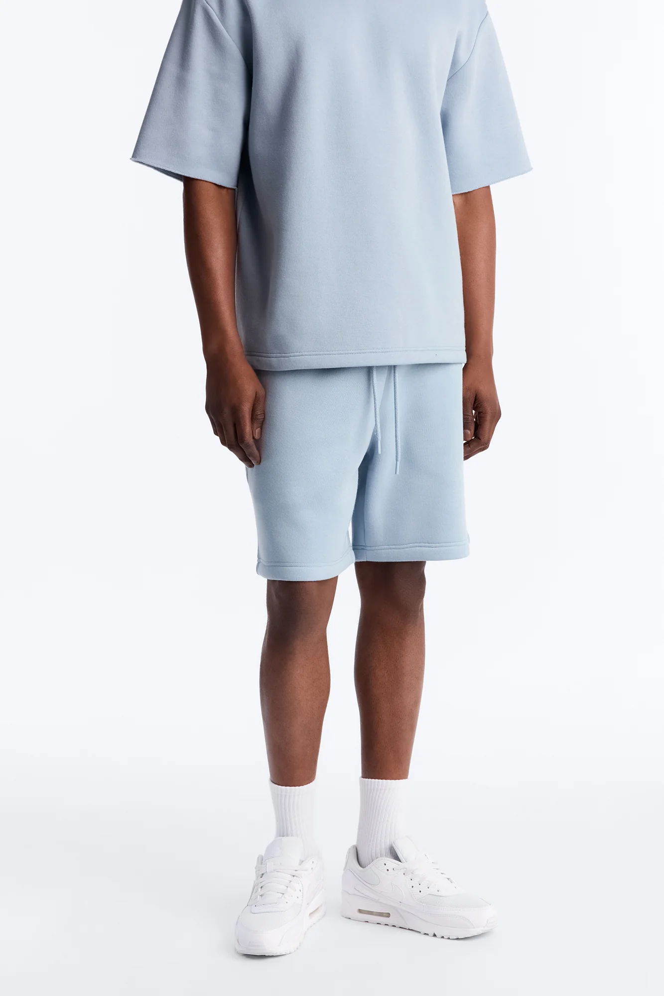 Tyson Sweatshort - Slate Blue