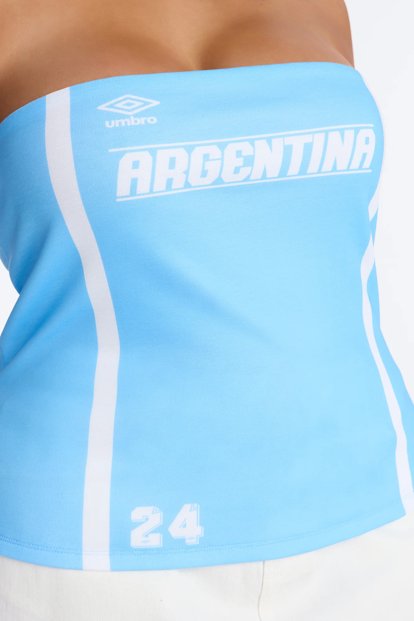 Umbro Argentina Tube Top - Blue - Image 7