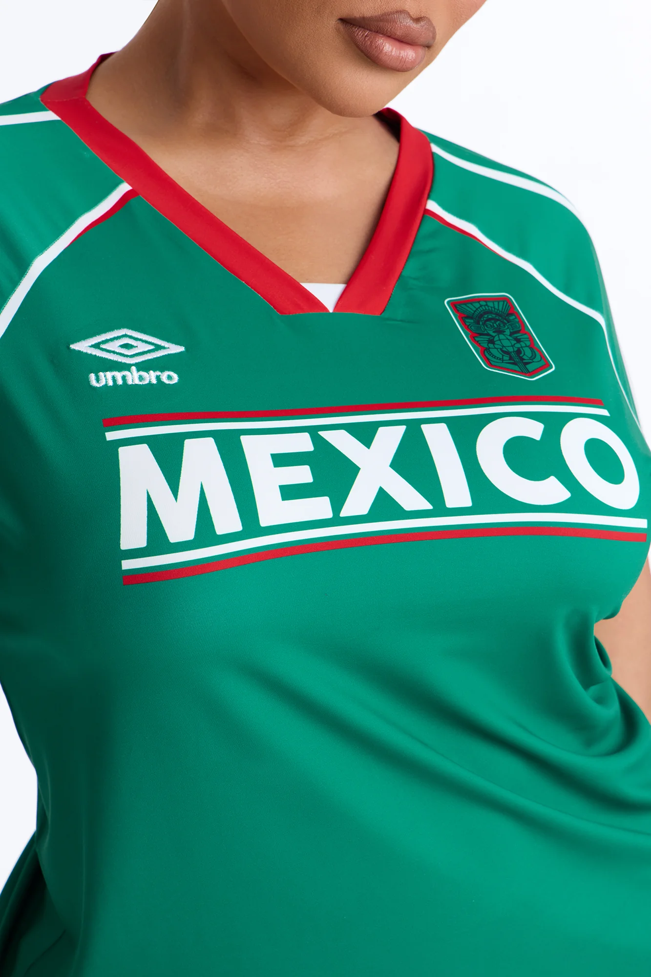 Umbro Mexico 24 Soccer Jersey - Green - Image 6