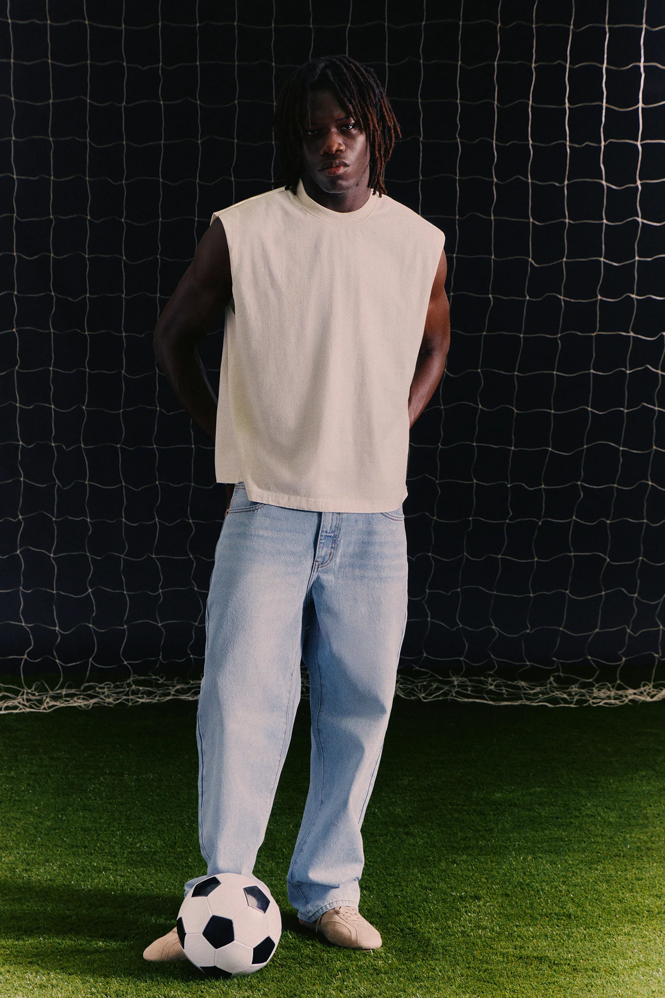 Umbro Muscle Tee - Cream - Image 2