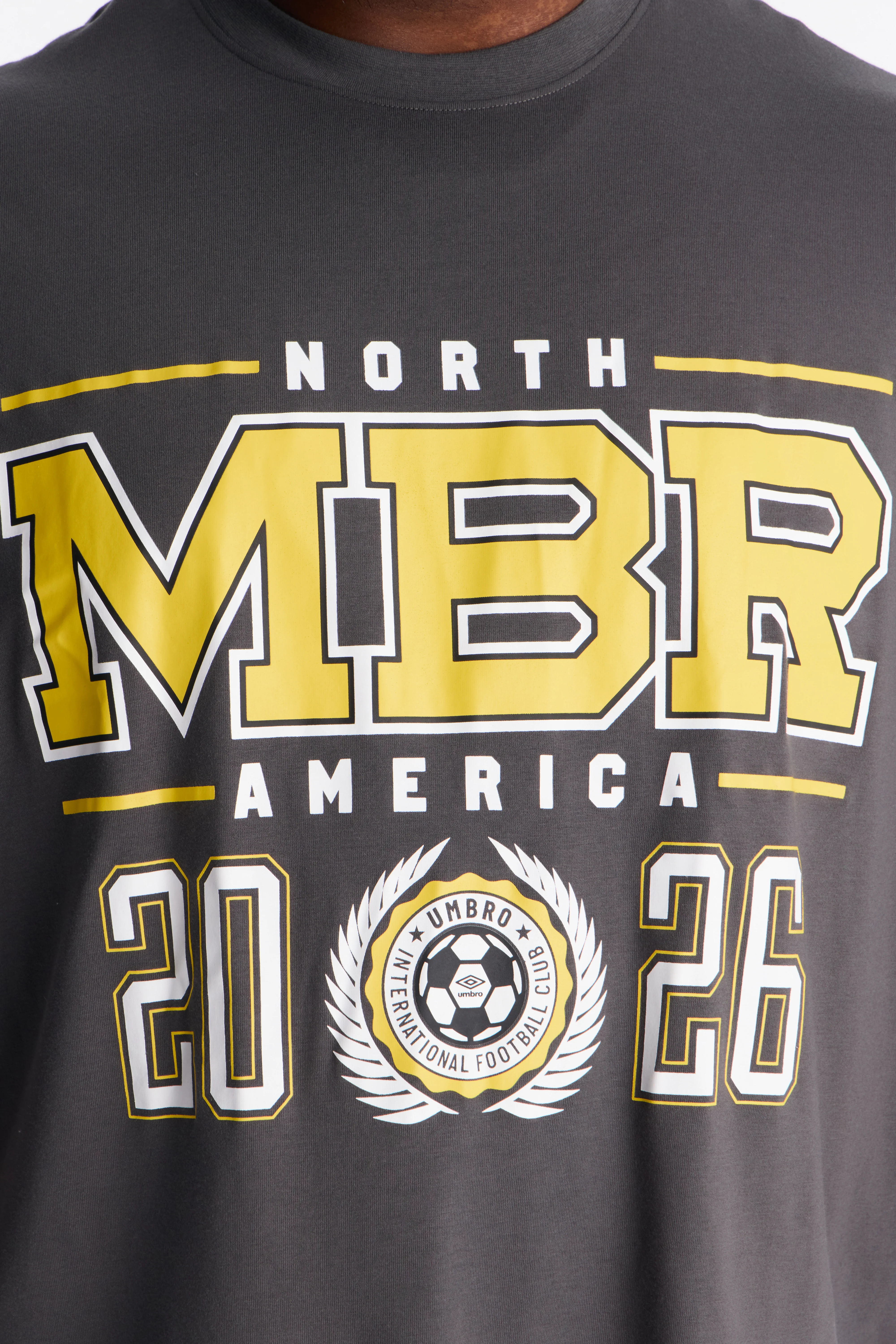 Umbro North America Soccer 2026 Short Sleeve Tee - Black - Image 8