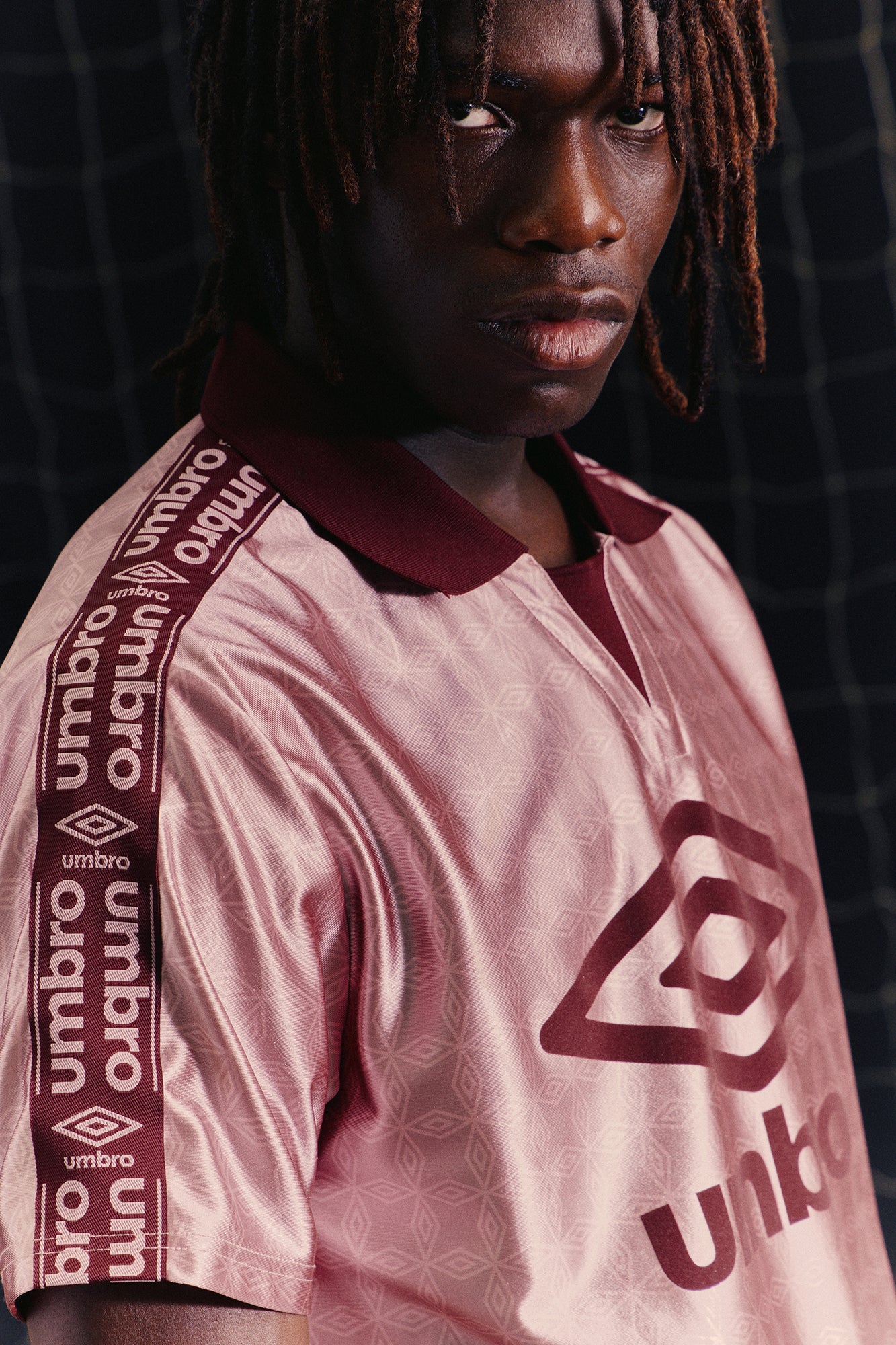 Umbro Side Tape Soccer Jersey - Pink - Image 3