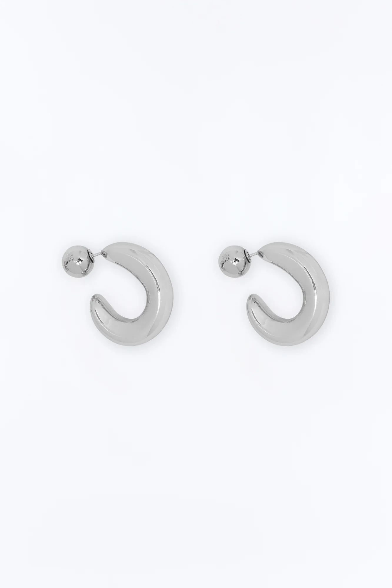 Unstoppable Hoop Earrings - Silver - Image 3