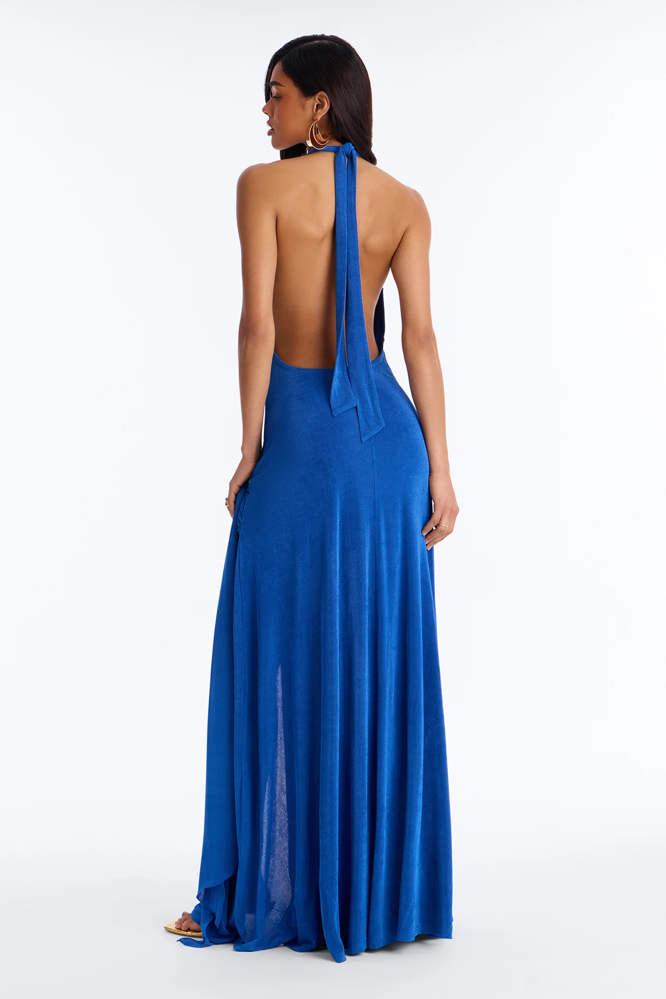 Untouchable Energy Slinky Maxi Dress - Royal - Image 4
