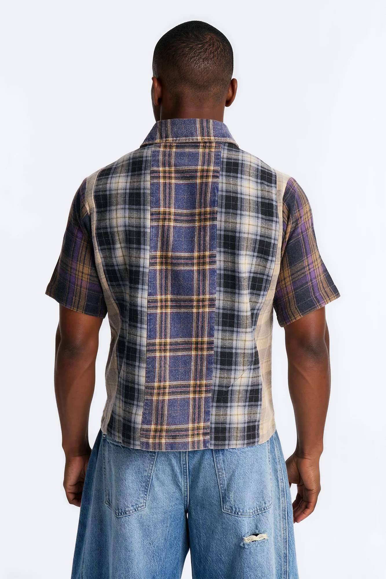 Urban Relic Plaid Button Up Shirt - Multi Color - Image 4